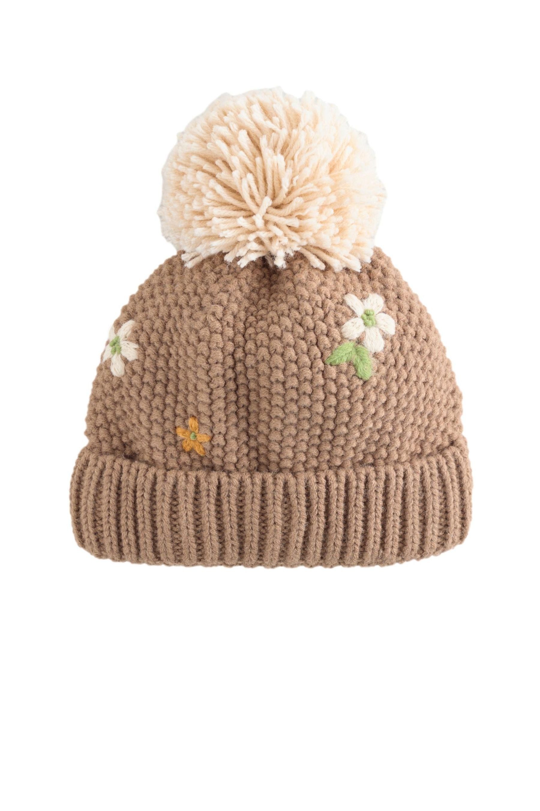 Beanie Beanie-Mütze mit Stickereien