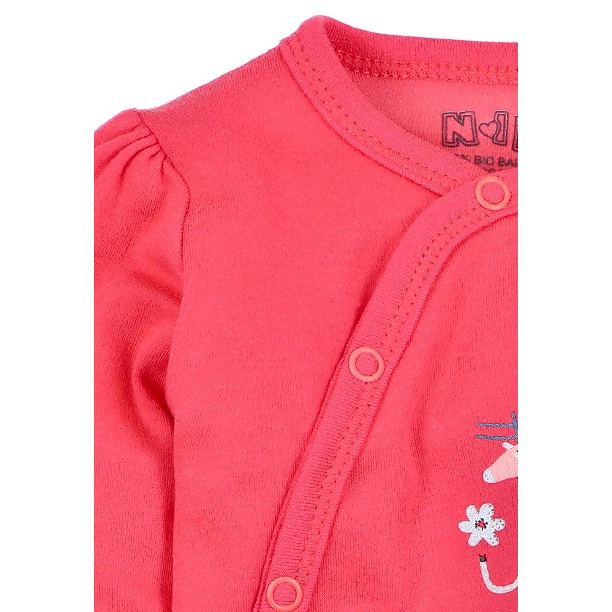 NINI Langarmwickelbody Wald Unisex Kinder (1-tlg) Langarm Einteiler, Body, Longsleeve-Body, Bodysuit, Stretchbody