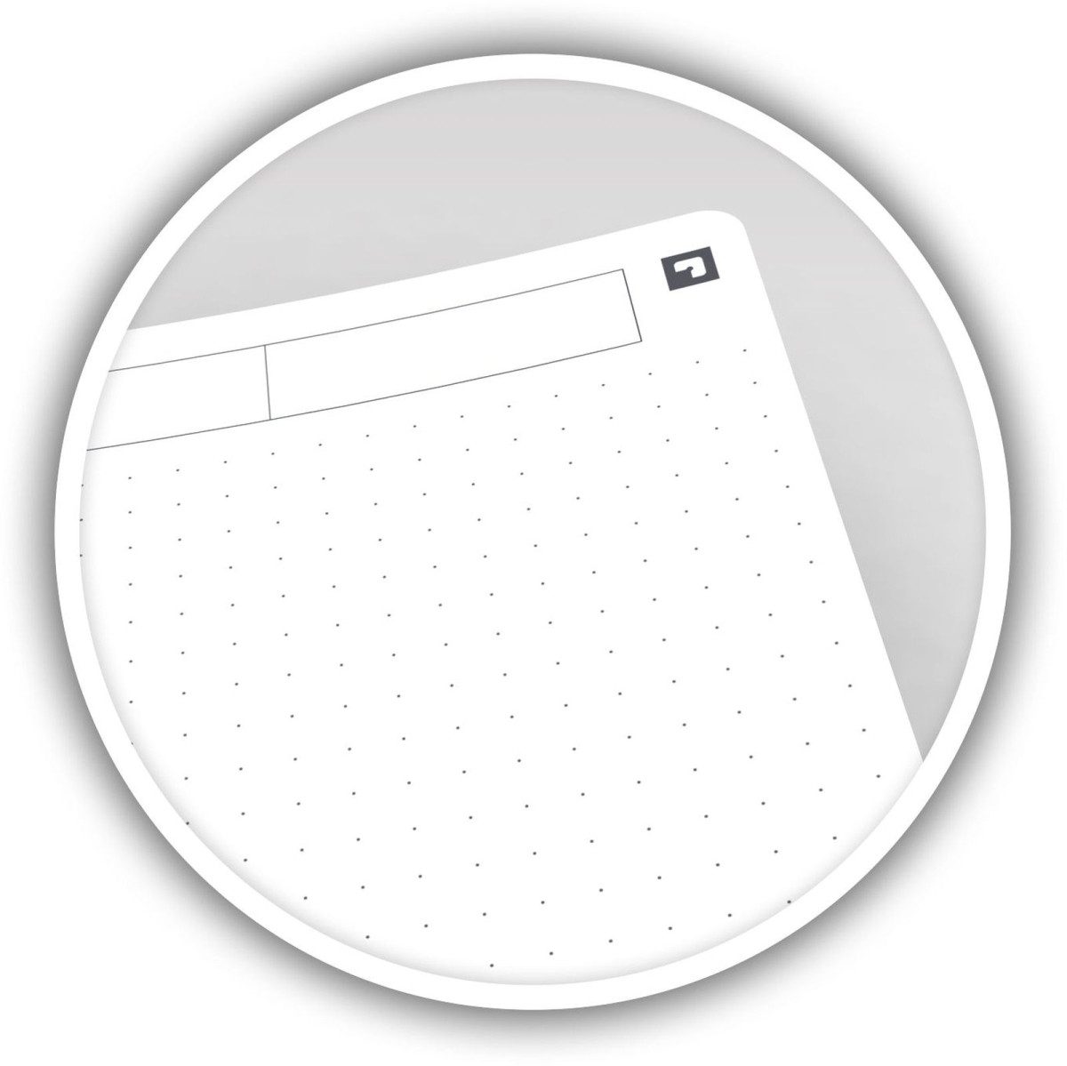 OXFORD Notenblock Kollegblock Office Essential B5 Softcover 90g/qm 90 Blatt punktkariert