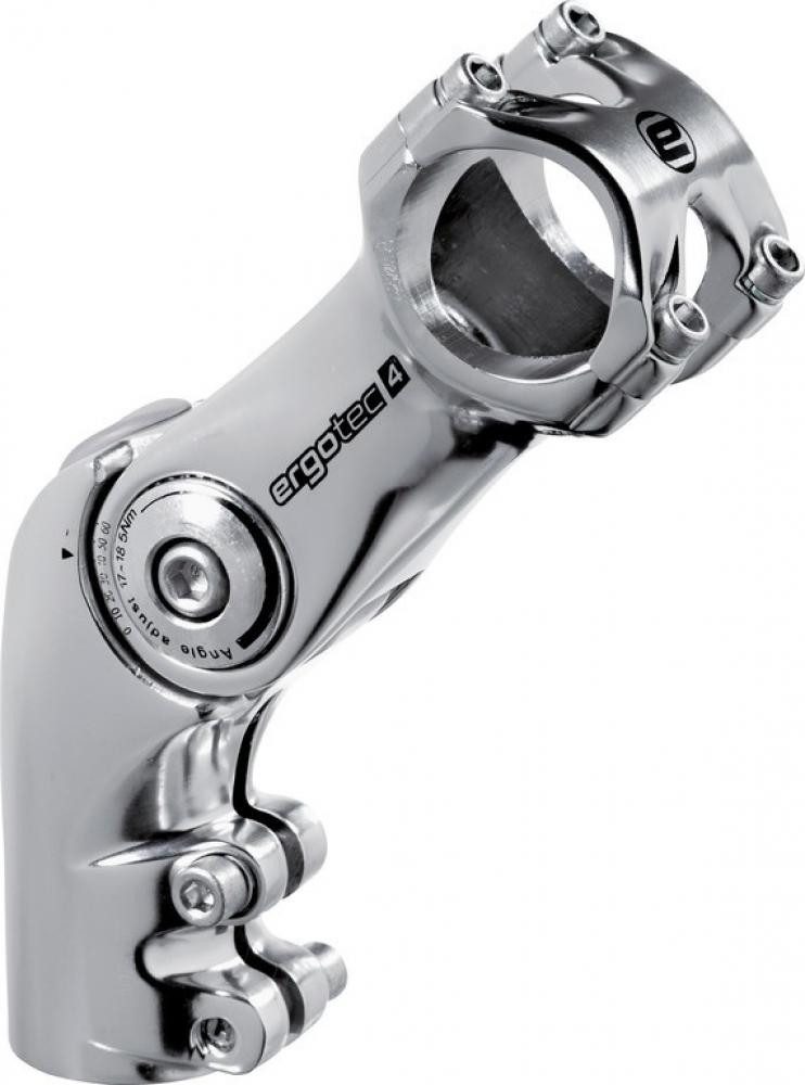 Ergotec Fahrradlenker Ergotec AHEAD Vorbau Octopus 50 Alu silber 1 1/8" Ø 25,4mm 110mm