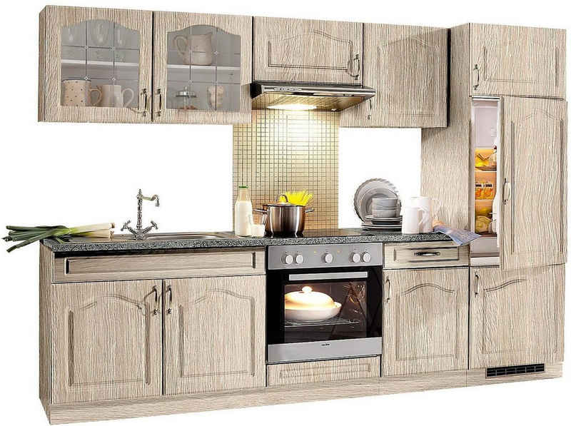 wiho Küchen Küchenzeile Linz, ohne E-Geräte, Breite 270 cm