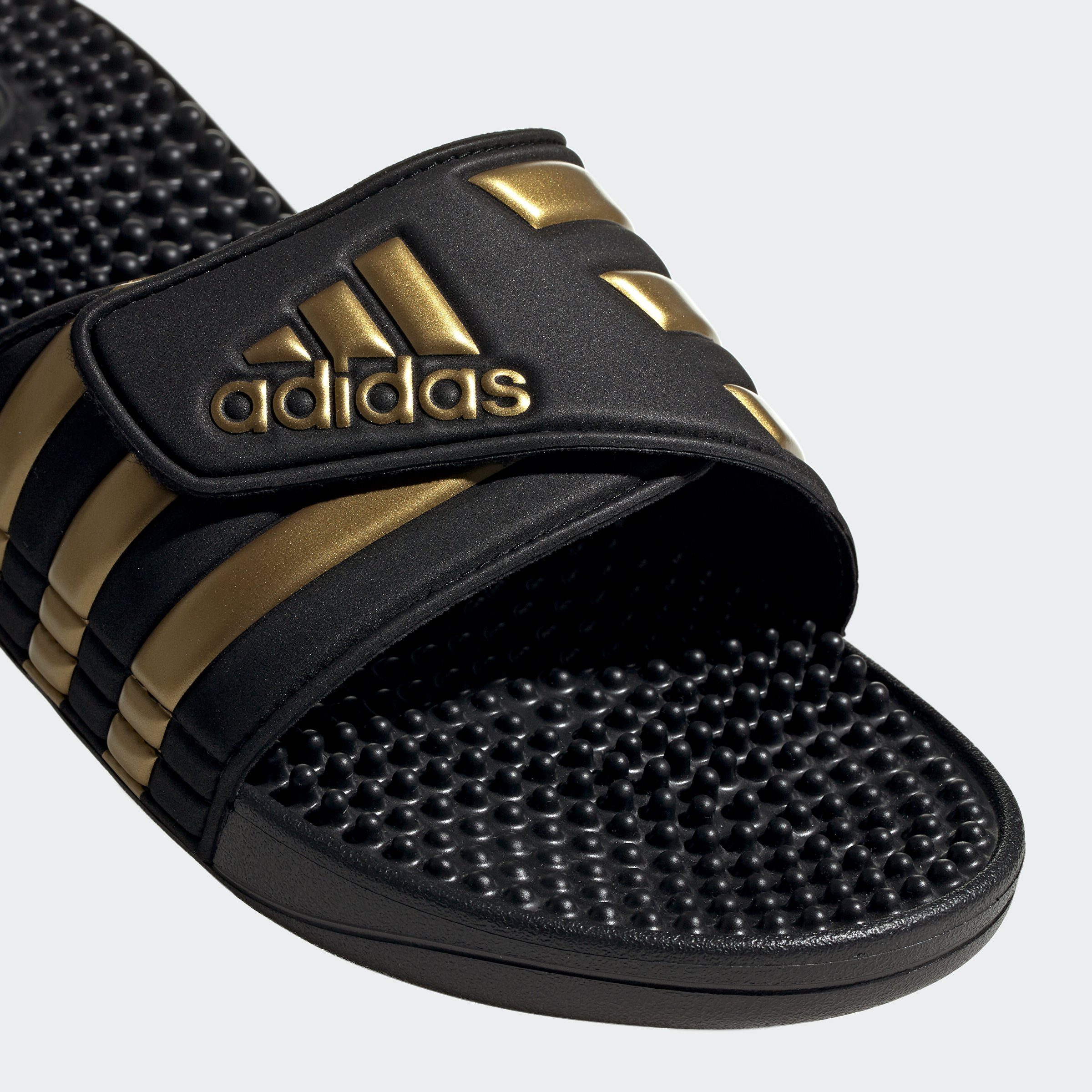 adidas Sportswear ADISSAGE BADESCHLAPPEN Gold Core Metallic / Black Core Black Badesandale 