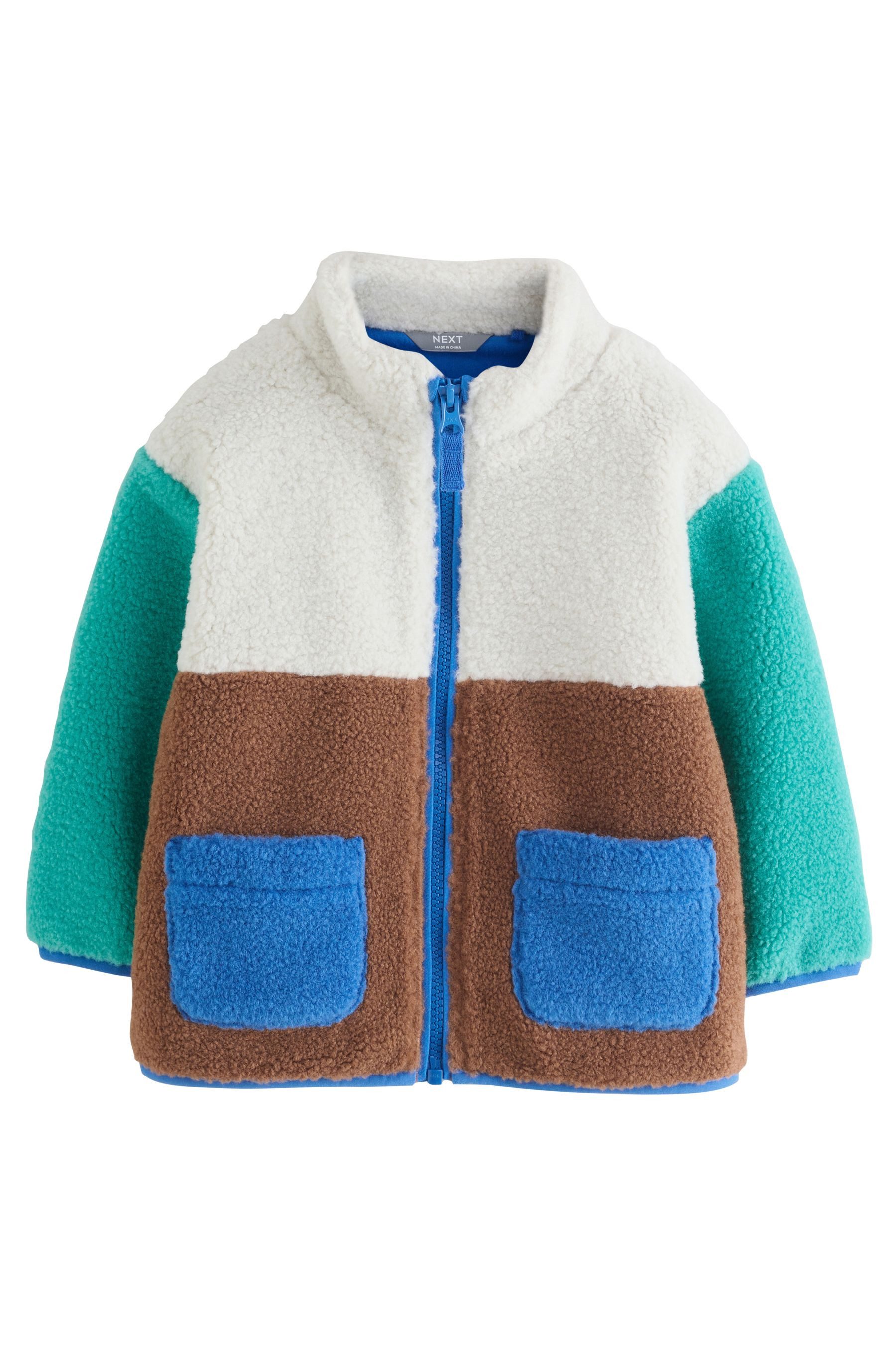 Next Fleecejacke Fleece-Oberteil mit durchgehendem Reißverschluss (1-St)