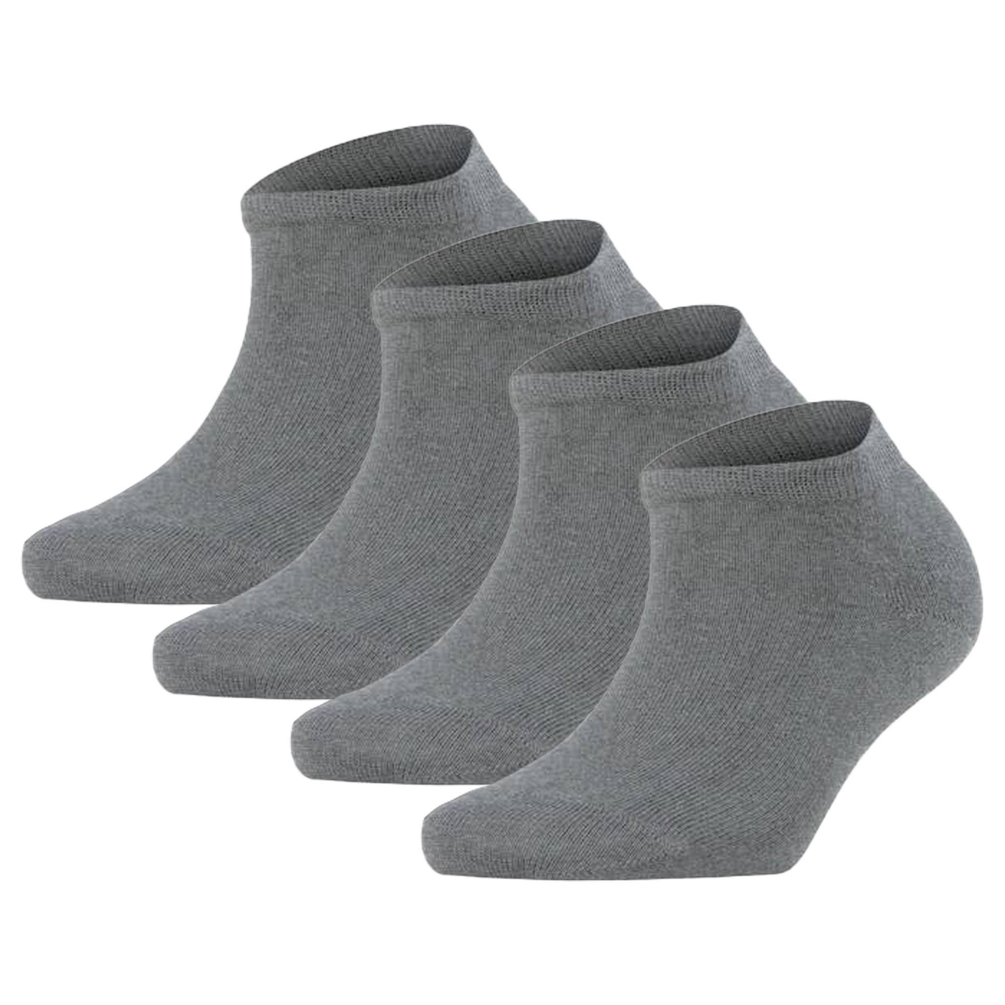 Sneakersocken Damen Socken 4er Pack Baumwolle FALKE Happy DP SN