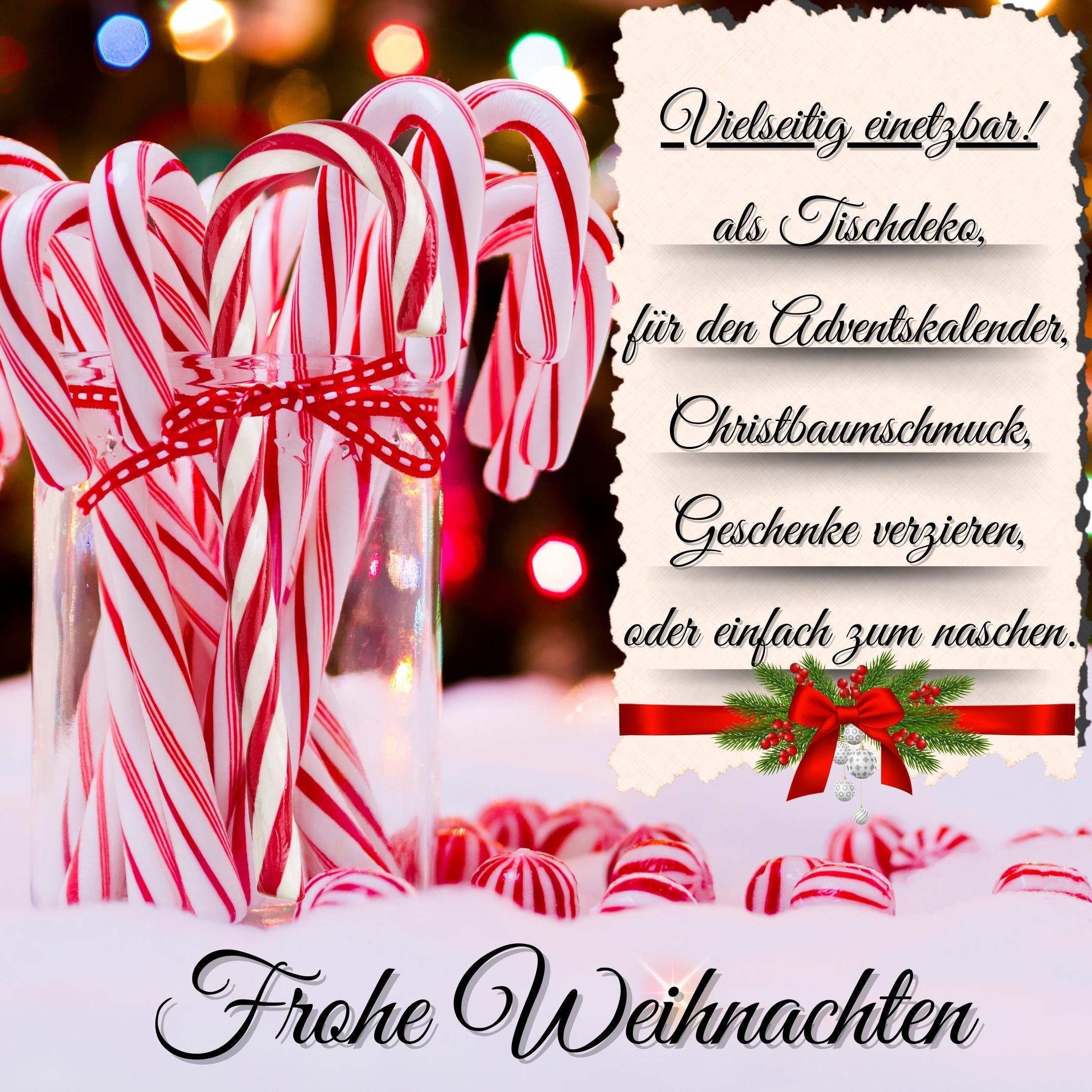 Bada Bing Hänge-Weihnachtsbaum Deko Zuckerstangen Essbar Candy Canes Baumsc günstig online kaufen