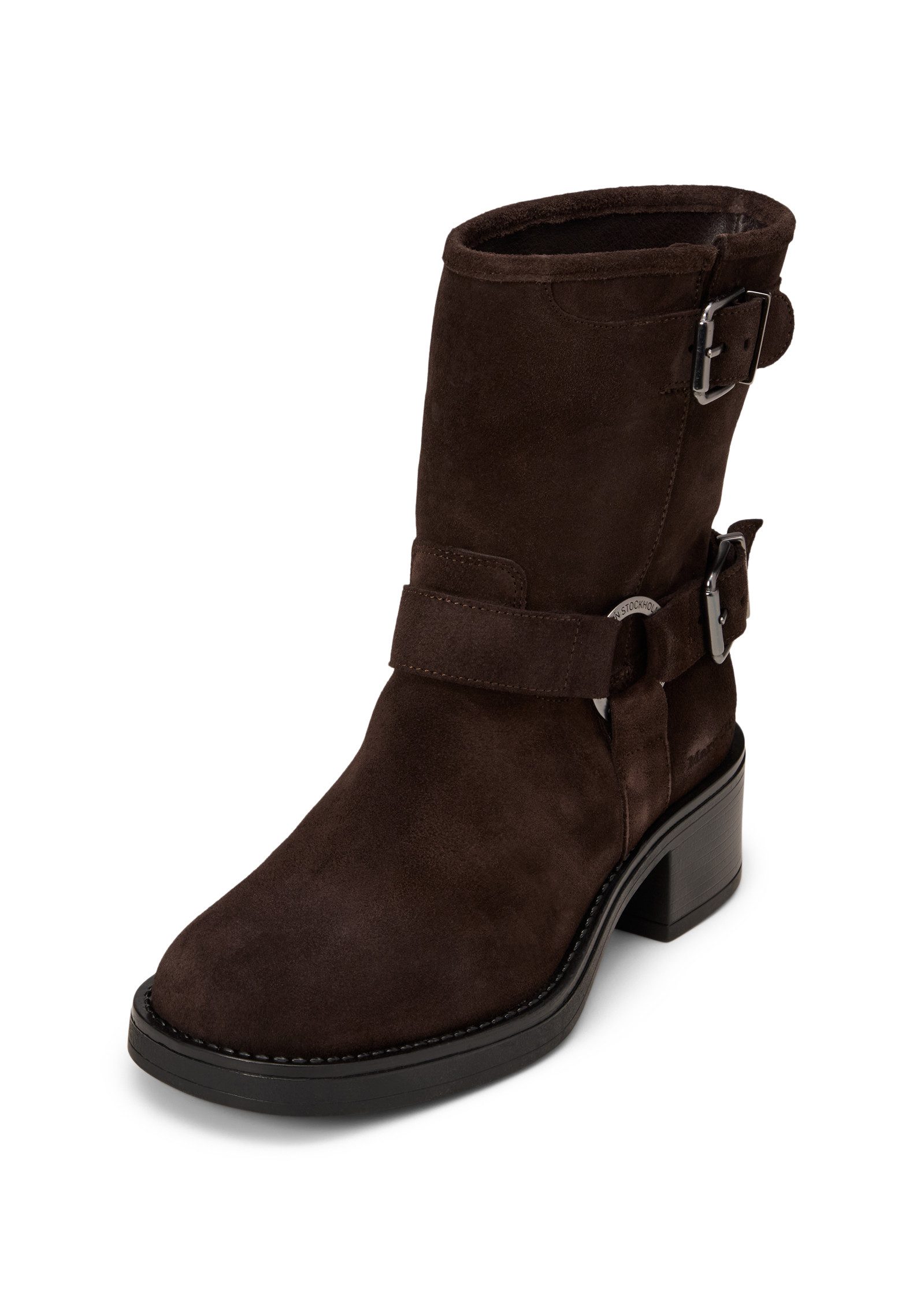 Marc O'Polo aus weichem Veloursleder Stiefelette