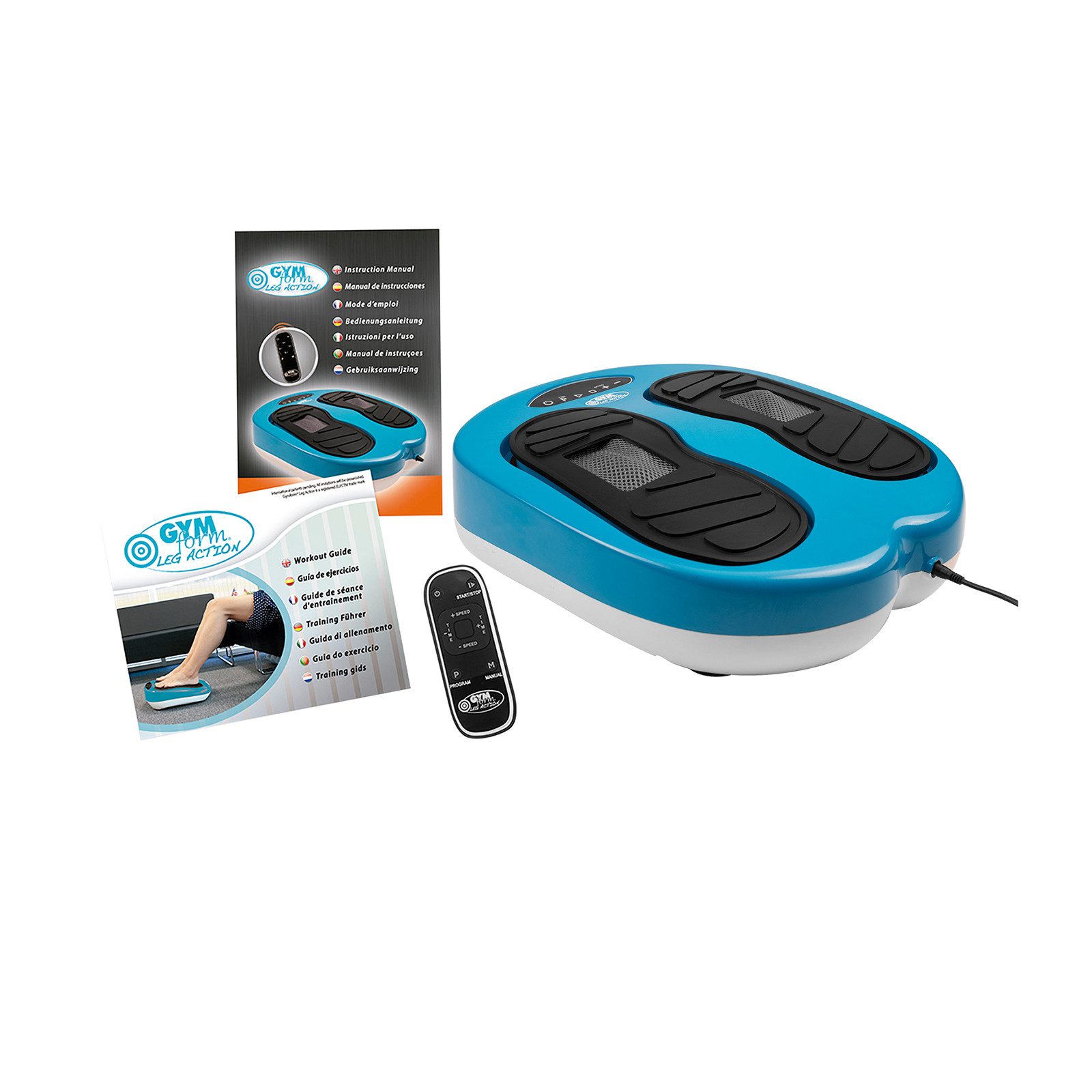 Genius Shiatsu-Massagegerät Gymform Leg Action Bewegungstrainer Set 5-tlg.