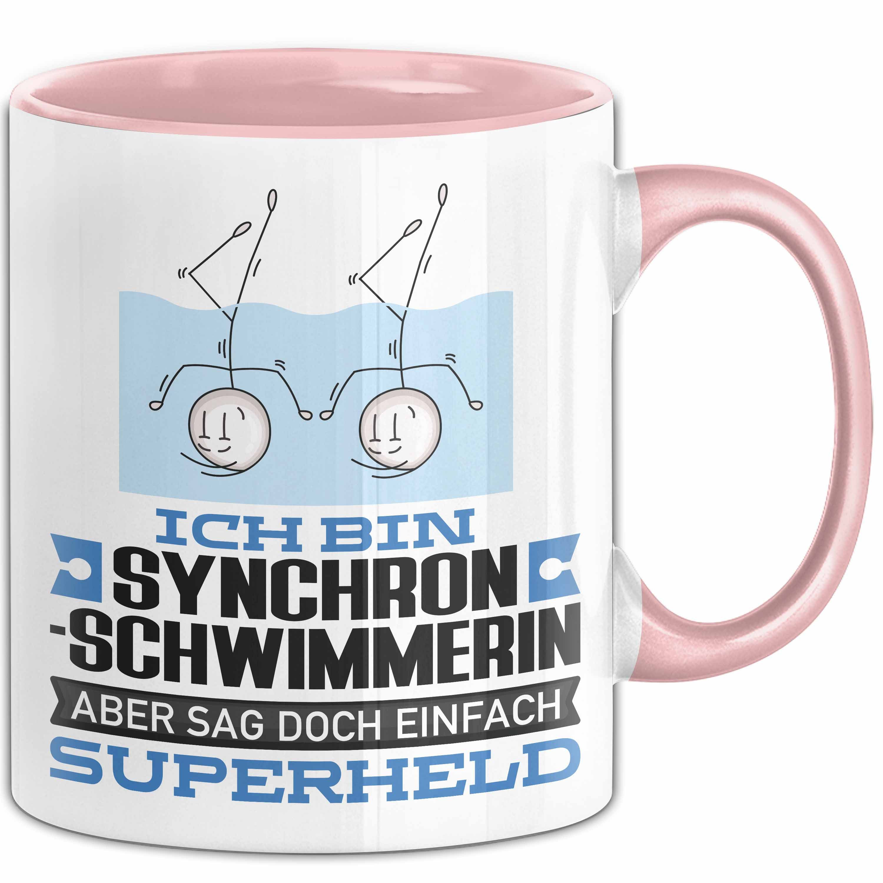 Trendation Tasse Synchronschwimmerin Geschenk Tasse Ich Bin Synchronschwimmerin Aber Sa, Keramik