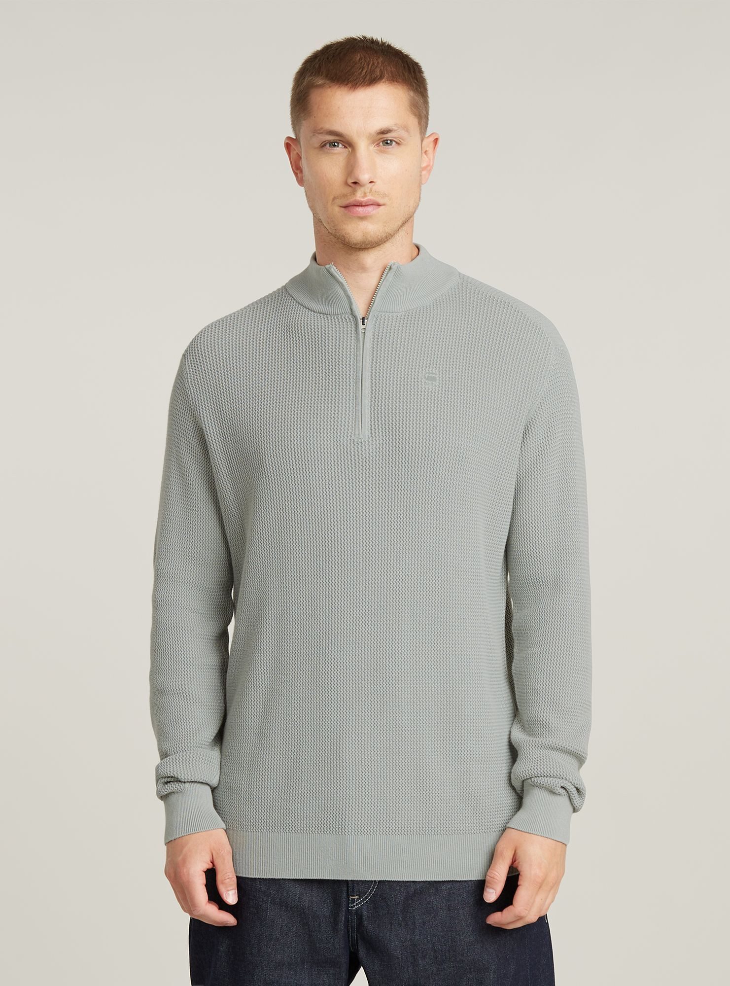 G-STAR Longpullover Serrated Knitted Skipper