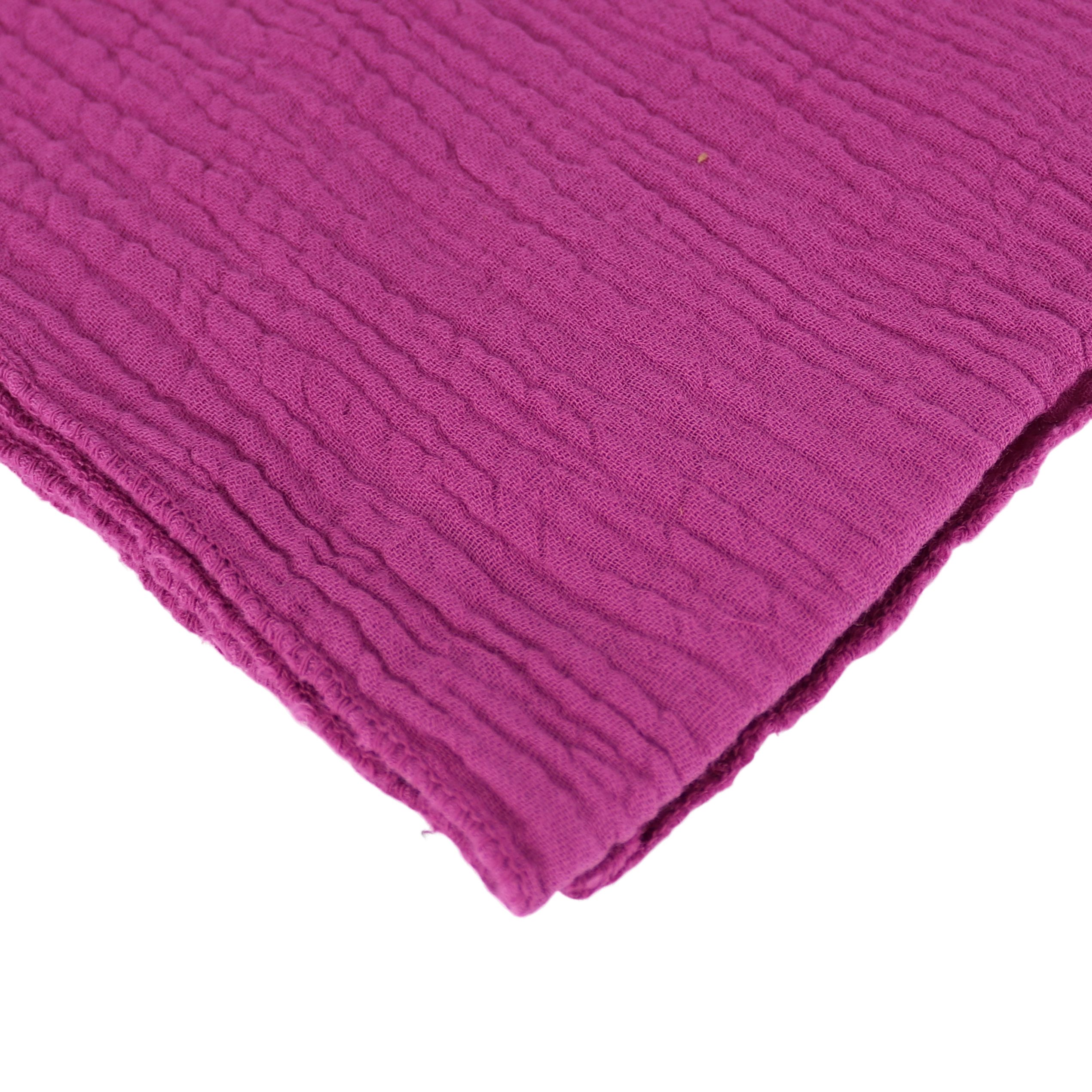 MIRROSI Modeschal weicher Unifarbe Schal 100% Baumwolle, Made in Italy, (Vi günstig online kaufen