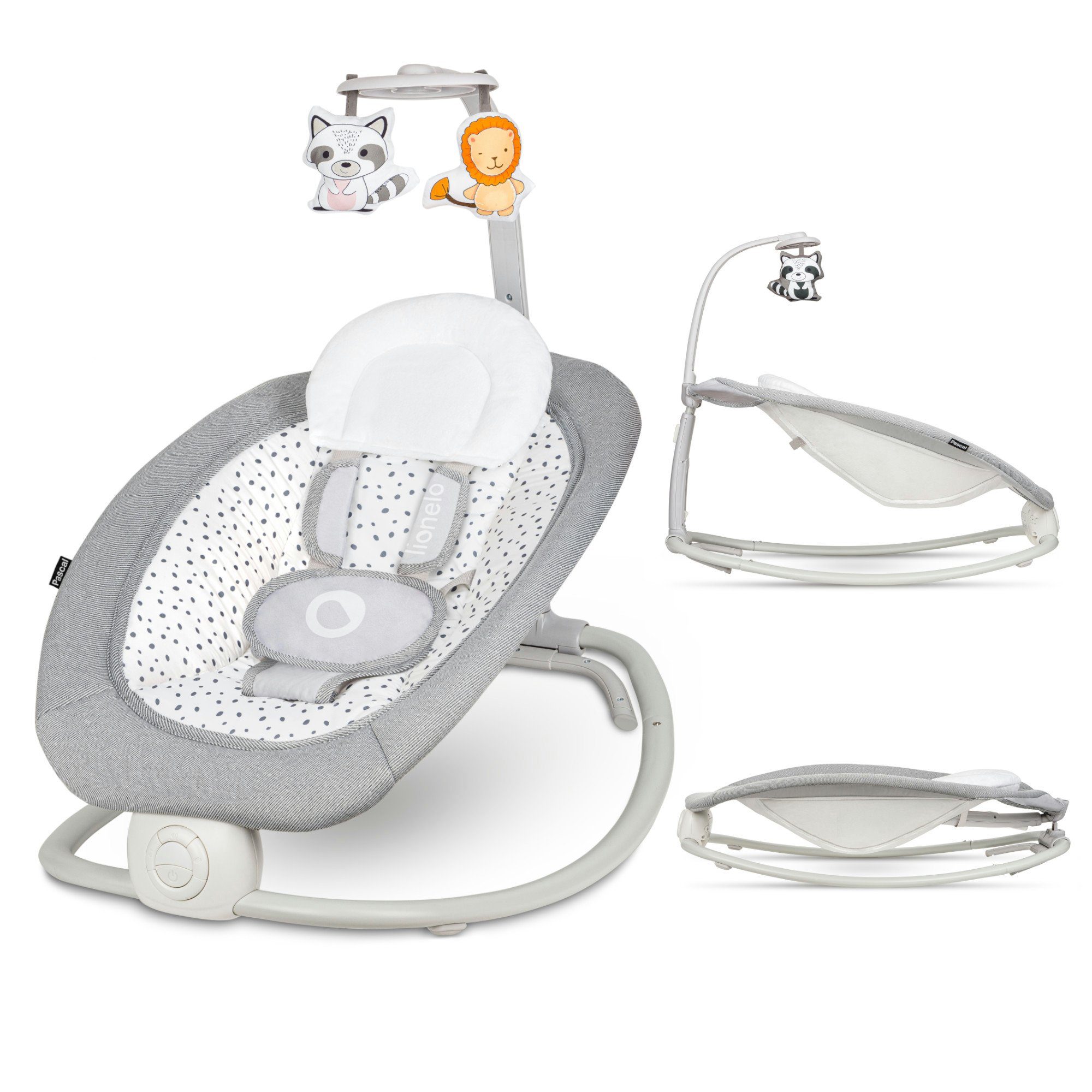Babywippe PASCAL GREY DOVE
