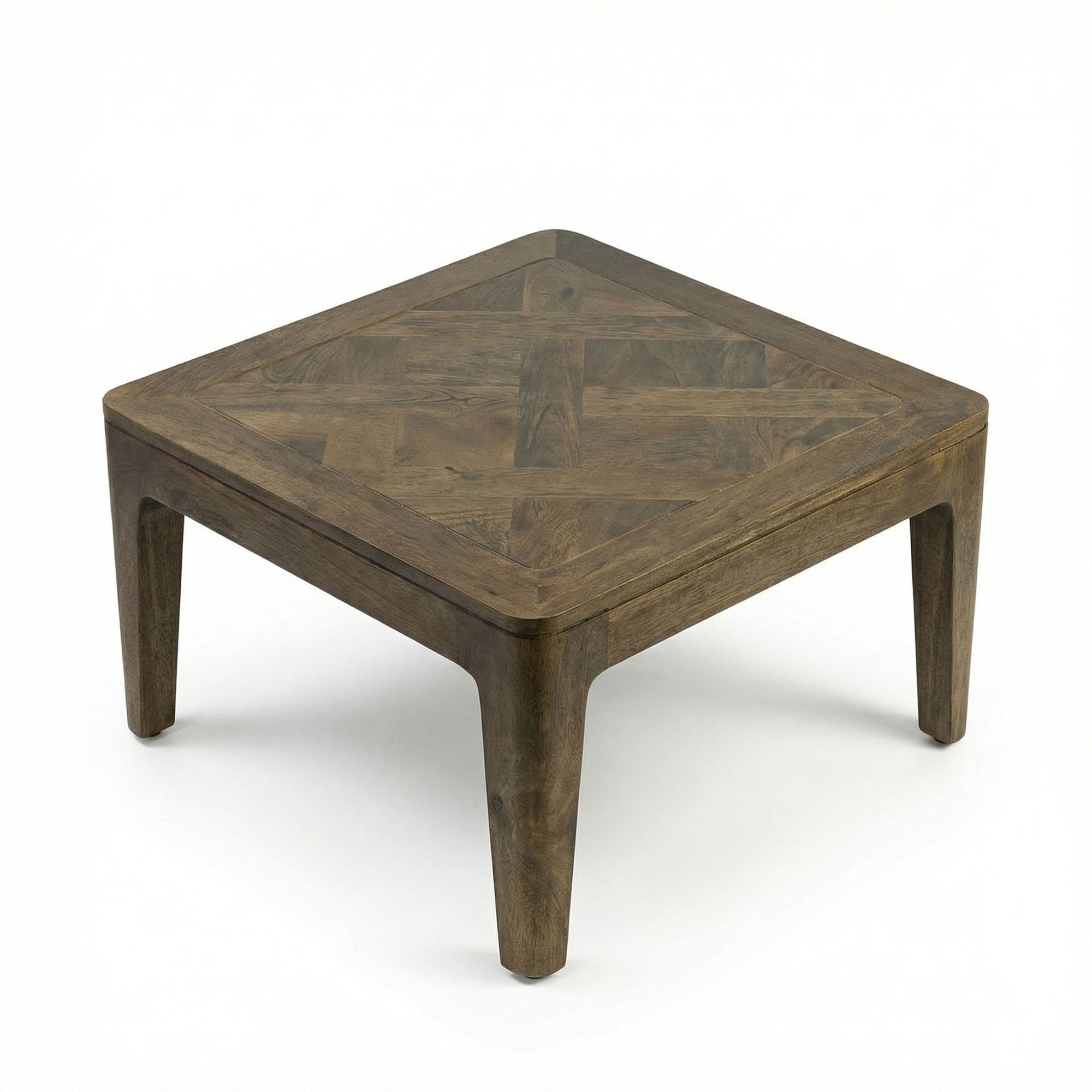 Wohnling Couchtisch WL7.586 Sofatisch Walnuss Finish 120cm Wohnzimmertisch Beistelltisch (Warme Holzoptik mit natürlicher Maserung), Zeitloses Design für stilvolle Wohnräume