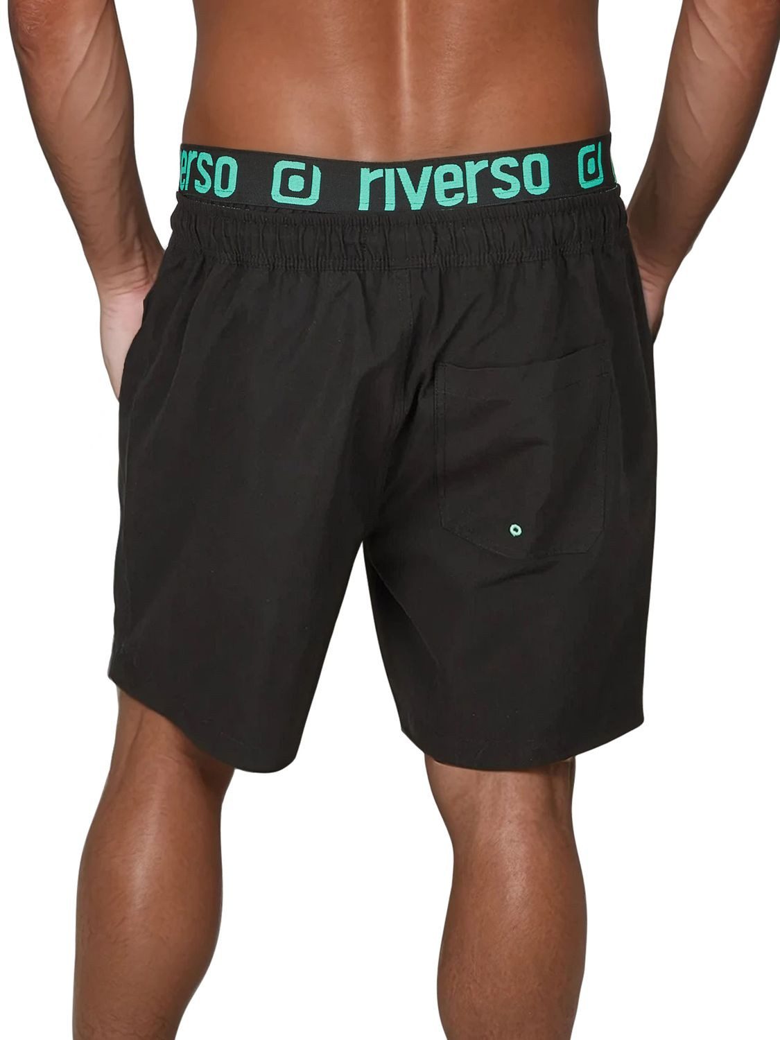 riverso Badeshorts Herren Badehose RIVBobby Regular Fit (1-St) Sportshorts mit Kordelzug – Bild 2 von 4