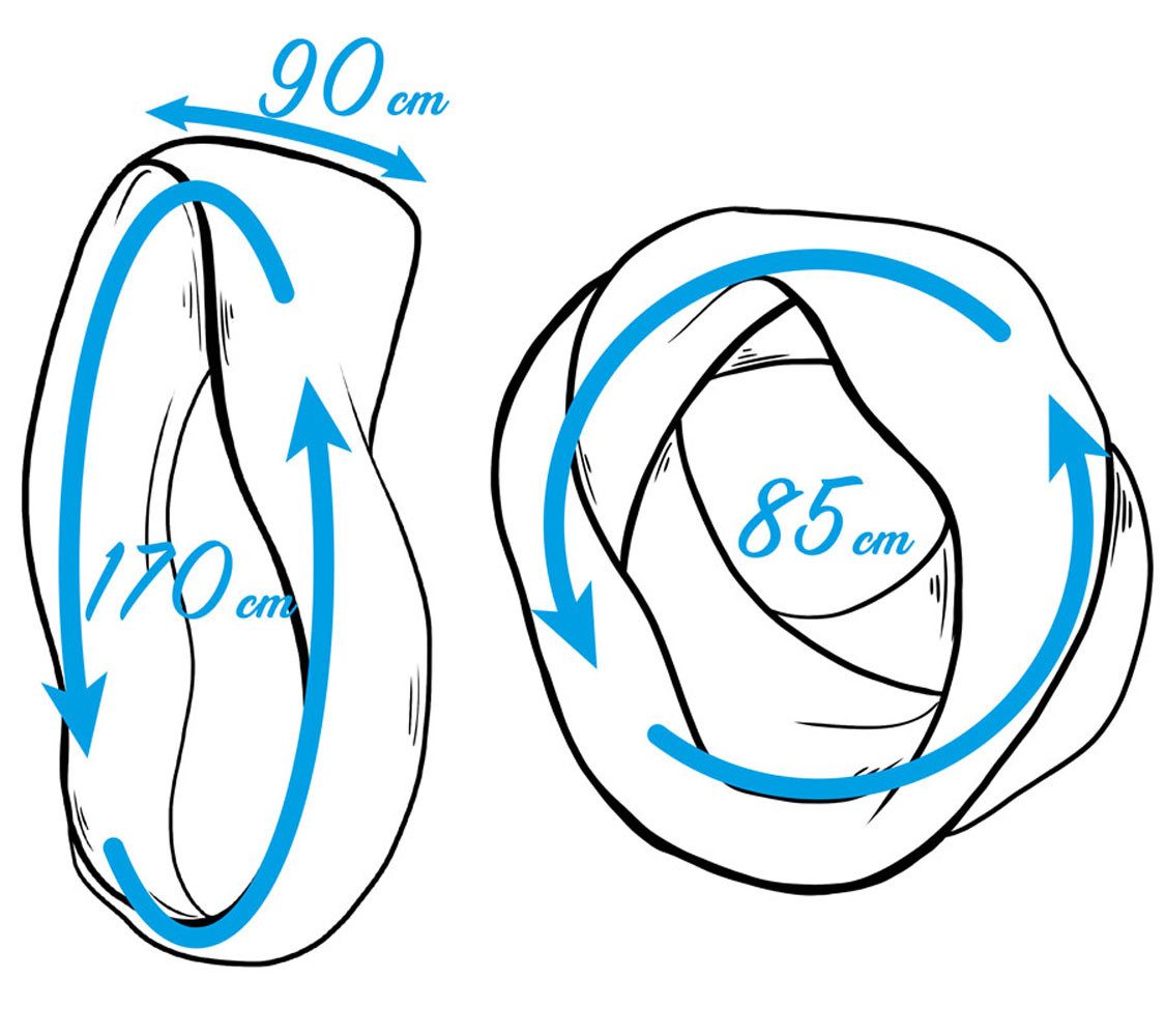 Faera Loop, Damen Schal gemalte Federn weich und leicht Damen Loop Rundschal