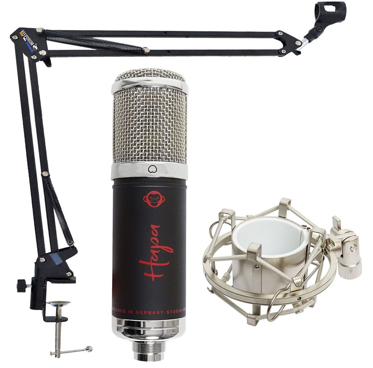 Monkey Banana Mikrofon Monkey Banana Hapa USB -Mikrofon mit NB35 Gelenkarm, Elektret-Kondensatormikrofon mit USB-Anschluss