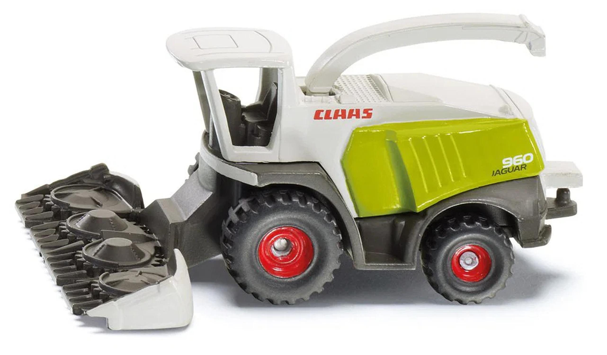 Siku Spielzeug-Auto Claas Maishäcksler mit schwenkbarem Auswurfrohr, Schwenkbares Auswurfrohr, Anhängerkupplung