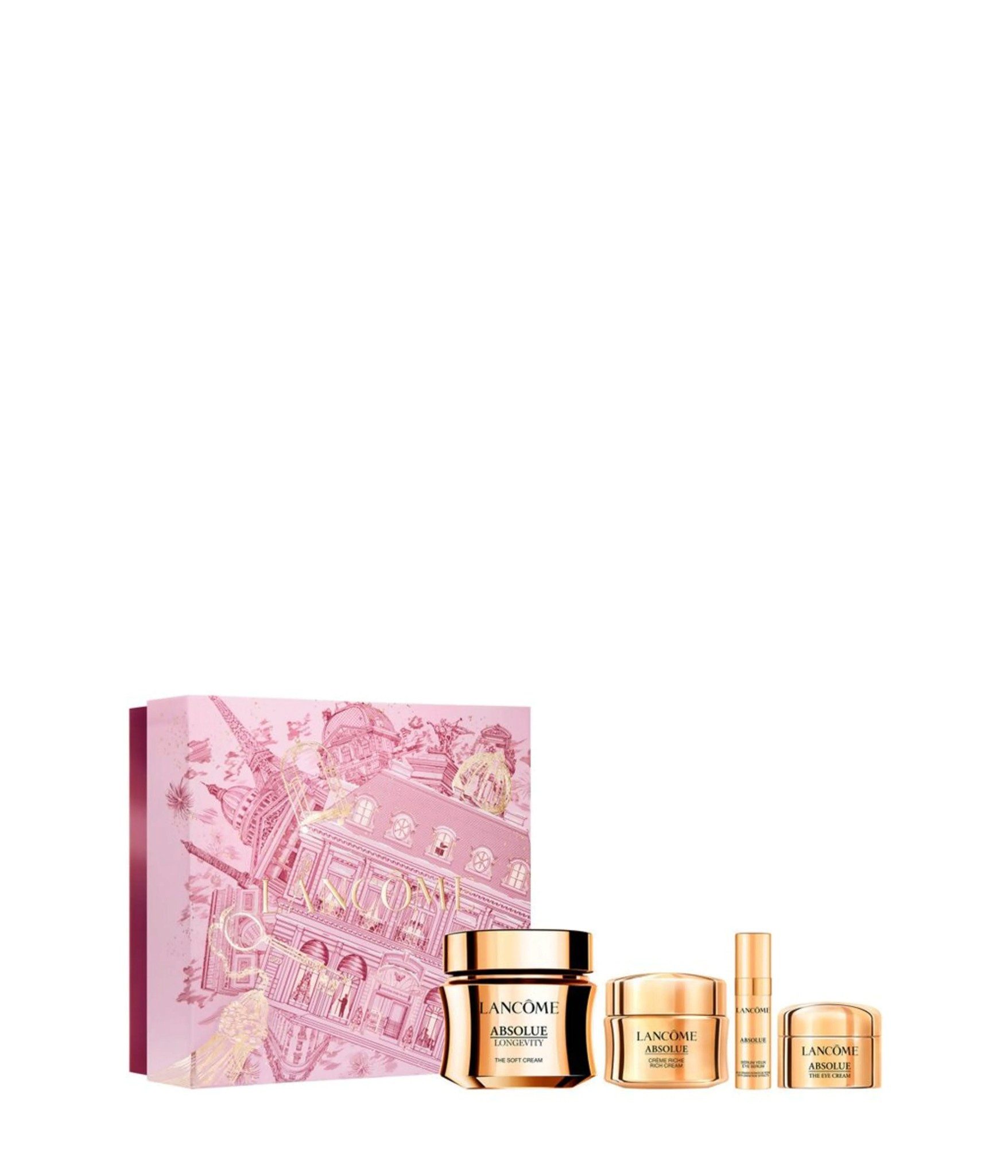 LANCOME Gesichtspflege-Set Lancôme Absolue Longevity The Soft Cream 60ml Set, 4-tlg.