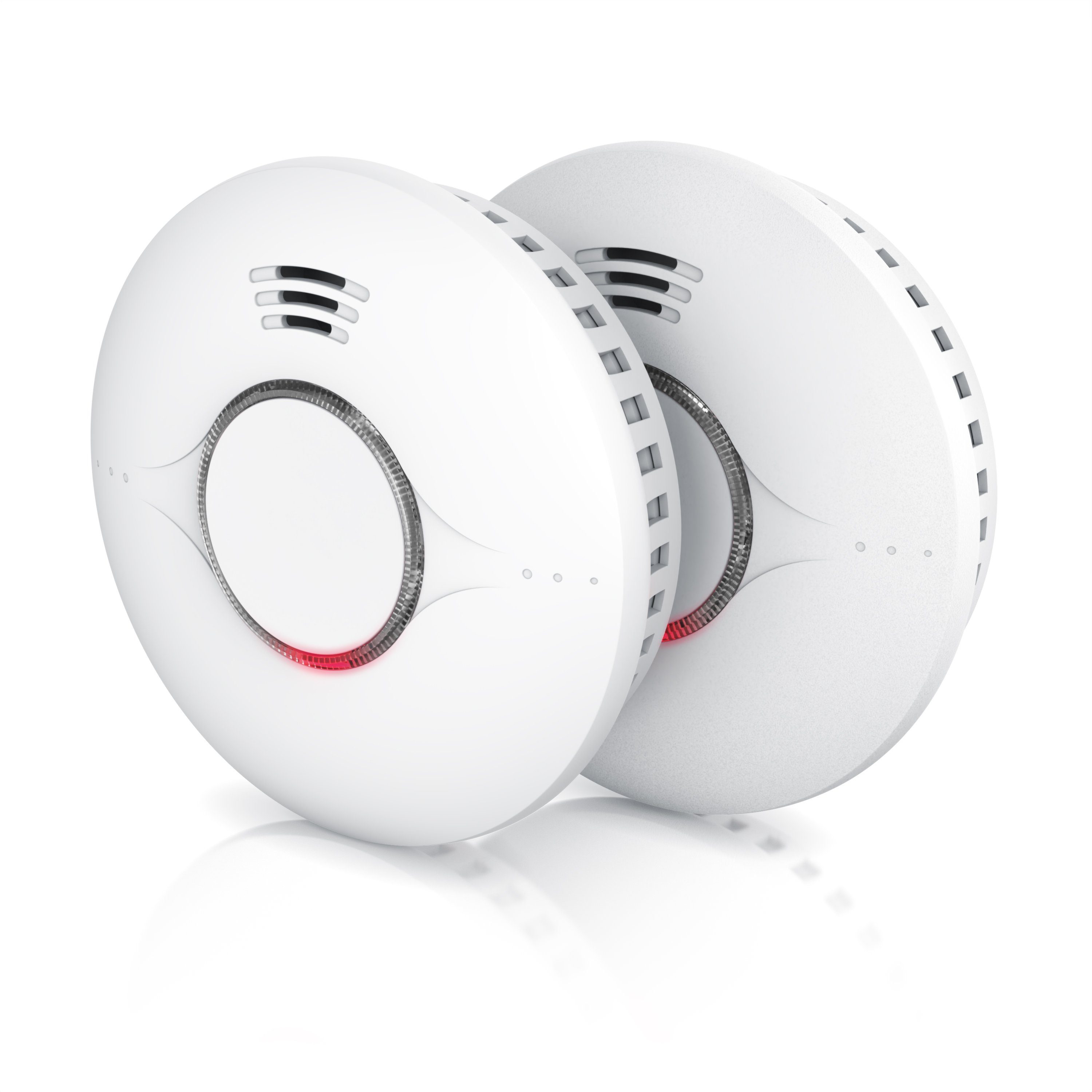 Brandson Rauchmelder (10 Jahre Batterie, 85 dBA, LED Indikator, N14604:2005/AC: 2008 konform)