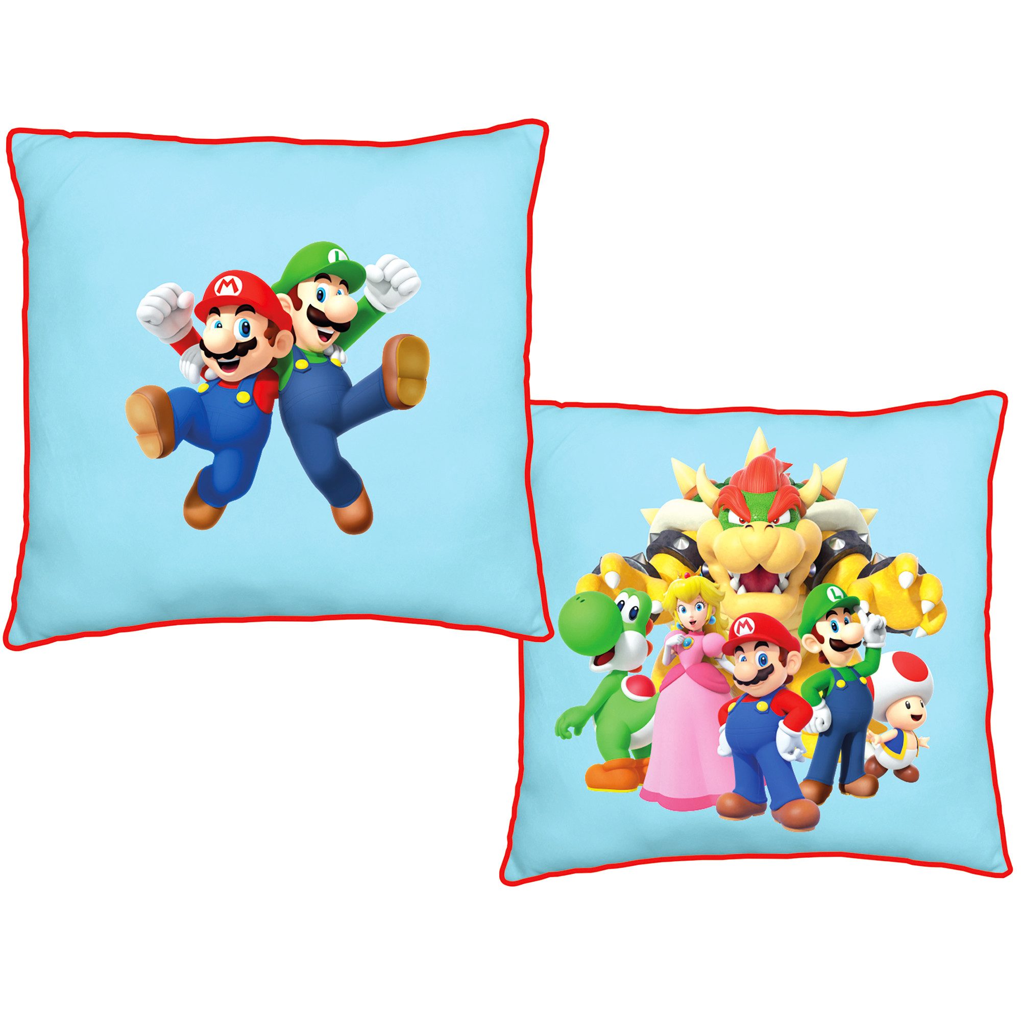 BERONAGE Dekokissen Nintendo Super Mario Kissen Laugh 40x40 cm ideal für Ki günstig online kaufen