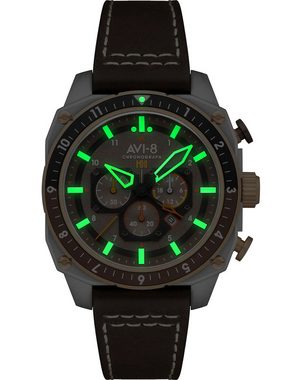 AVI-8 Chronograph AVI-8 AV-4100-05 Herrenuhr Hawker Hunter Dual Time