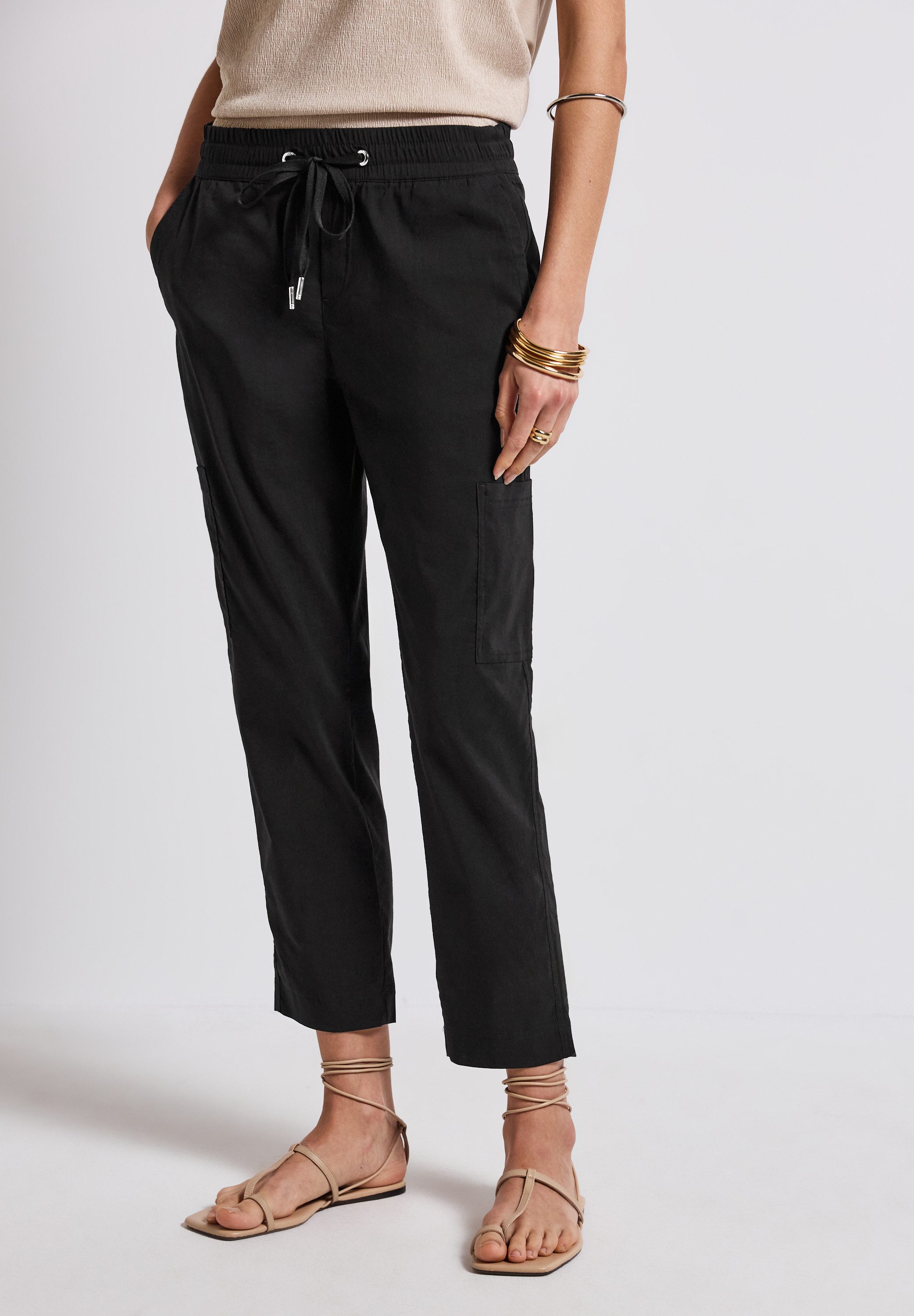 STREET ONE Stoffhose Style Bonny Sommerhose günstig online kaufen