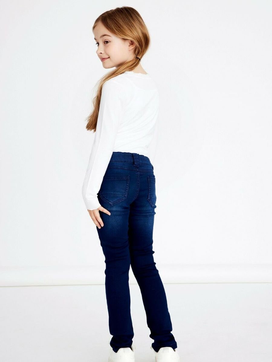 schlank, DNMTHAYERS NKFPOLLY Name Skinny-fit-Jeans elastisch It weich,