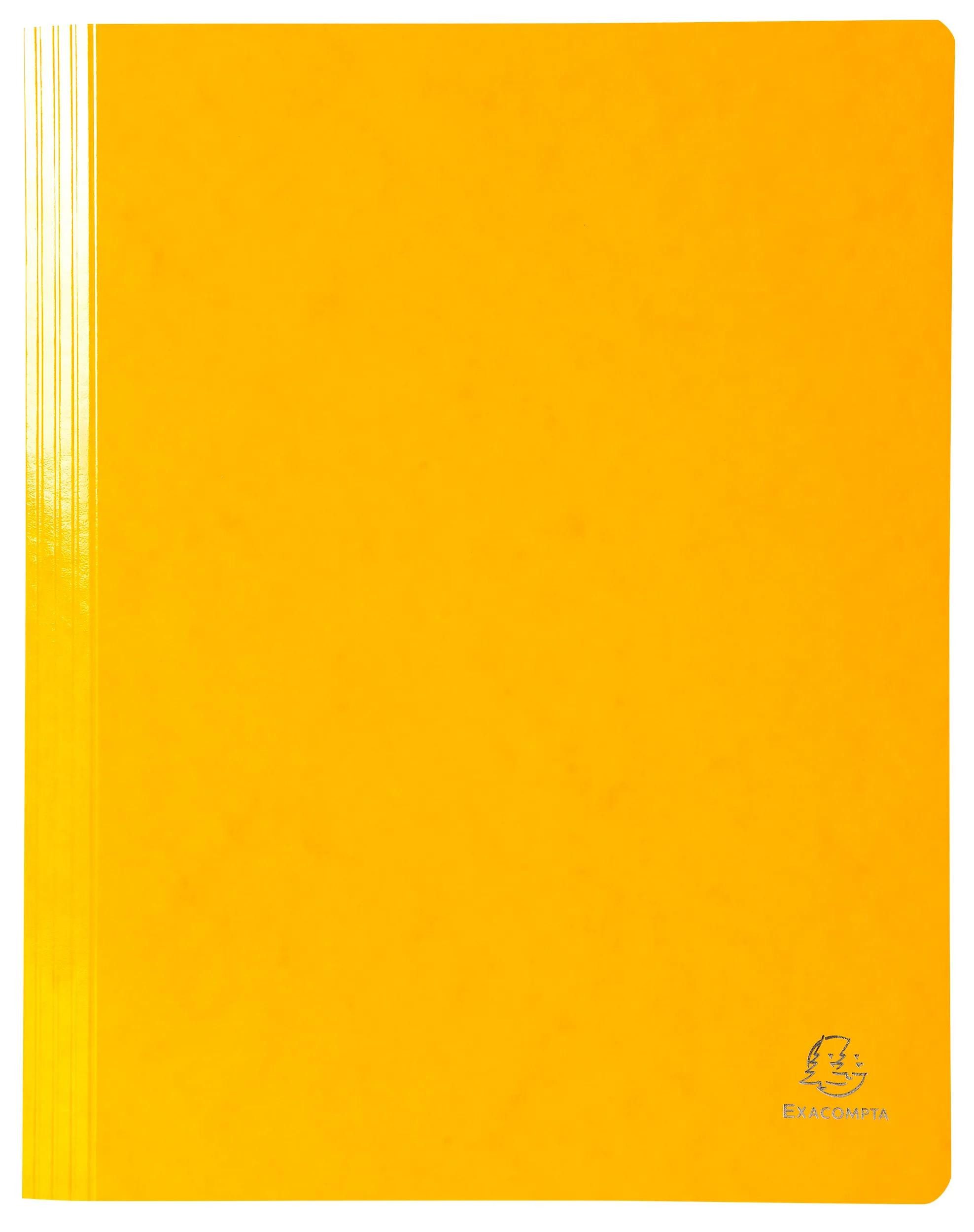 EXACOMPTA Organisationsmappe 25x Schnellhefter Iderama Colorspan Krt., 355g/m2, A4, Gelb, 380804B, Schnellhefter Ösenhefter Einhakhefter