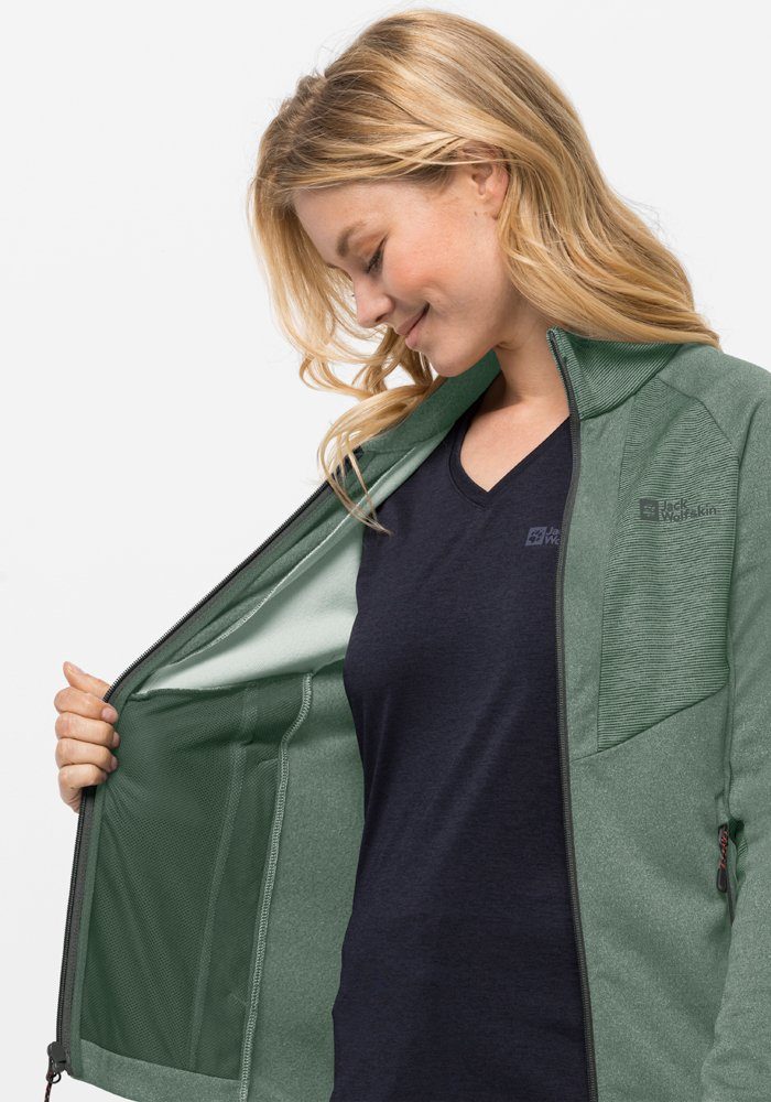 FZ W picnic-green Wolfskin Jack Fleecejacke BLATTSTEIG