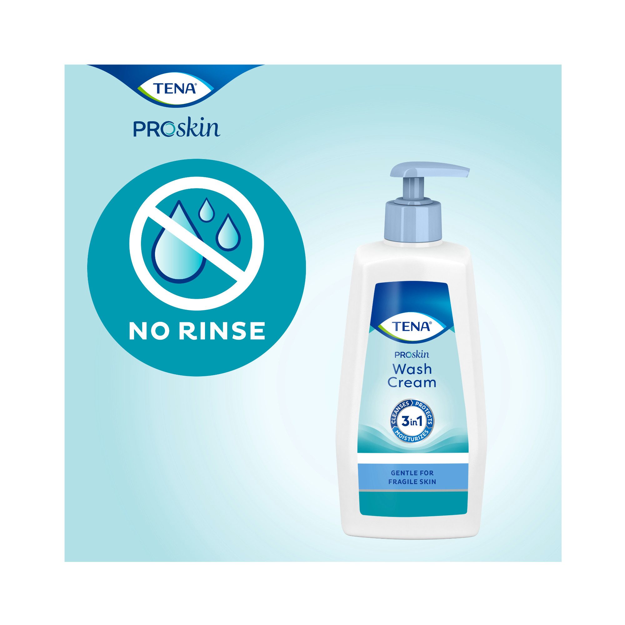 TENA Gesichts-Reinigungsschaum TENA - Wash Cream - 500ml