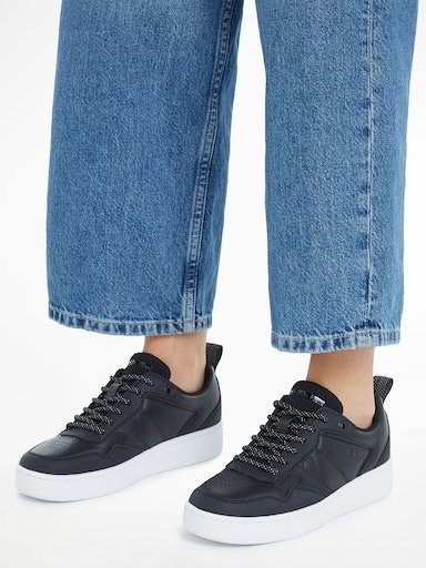 Calvin Klein Jeans BASKET CUPSOLE im schwarz LACEUP Basket-Look HIKING Plateausneaker WN