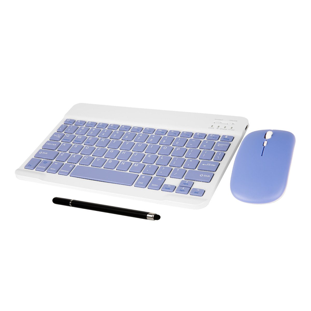 BUFO Tastatur, Maus, Eingabestift 3-in-1-Set drahtlose Bluetooth-Verbindung Tablet-Tastatur