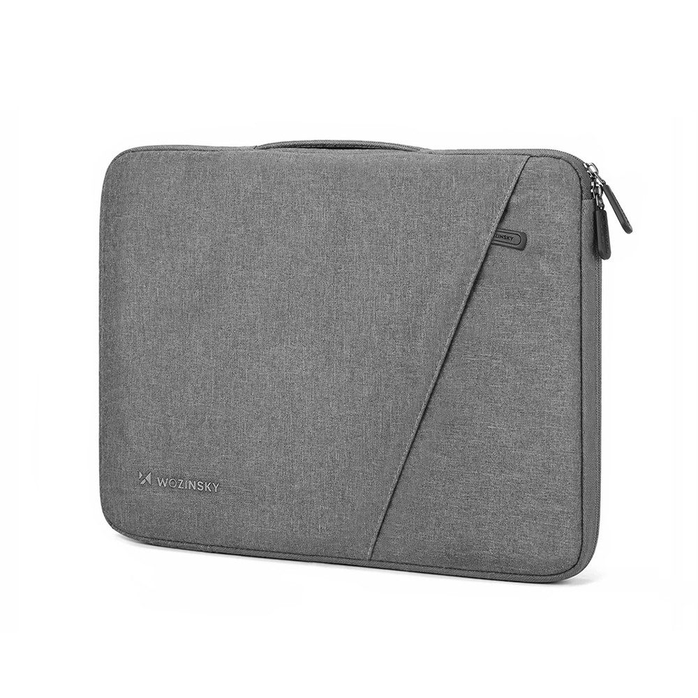Wozinsky Laptoptasche Notebookhülle Schutzhülle Tragetasche (Spar-Set, 1-tlg., 37 x 28 x 3 cm leicht), Veloursfutter, Vordertasche, Doppelreißverschluss