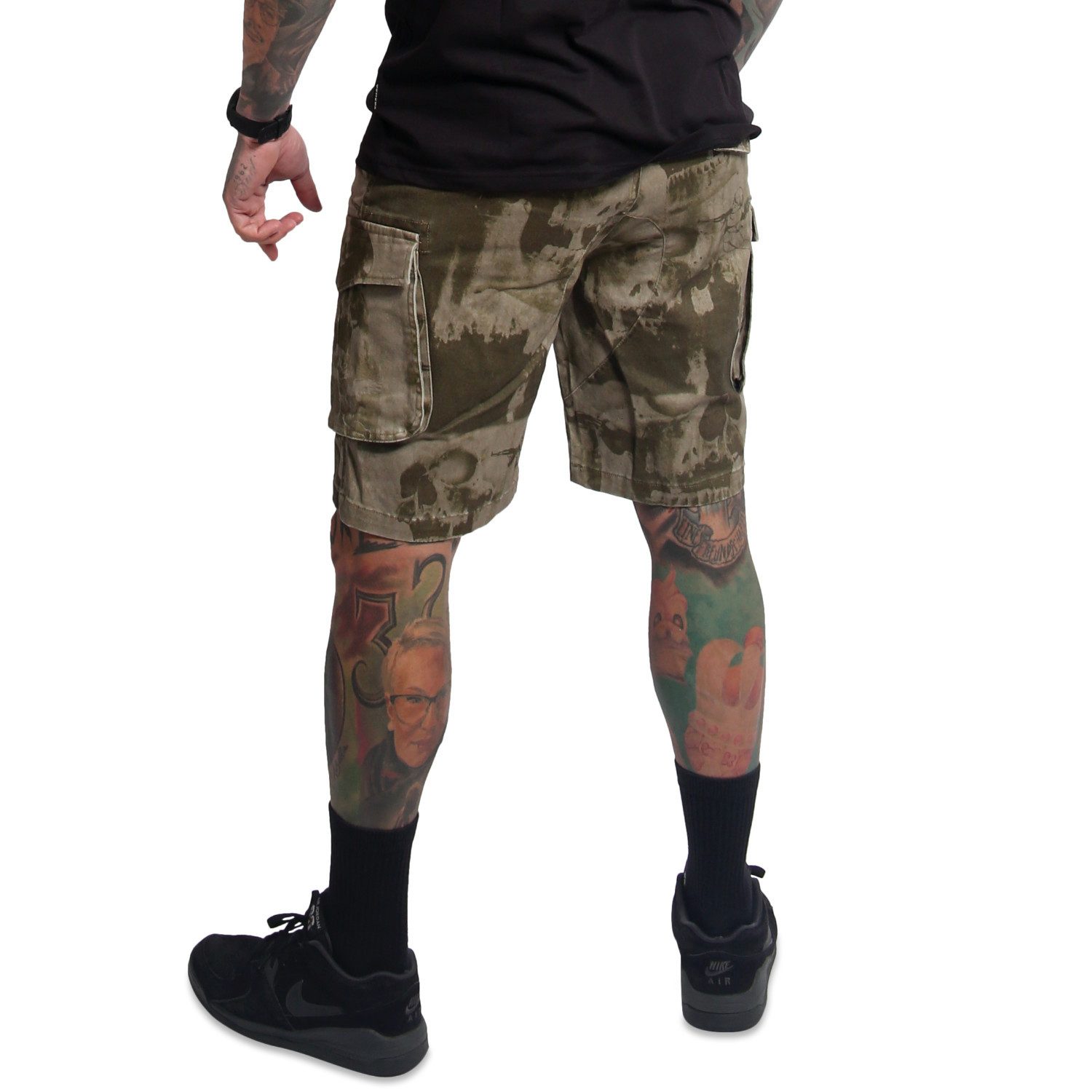YAKUZA Cargoshorts Crashed Skull günstig online kaufen