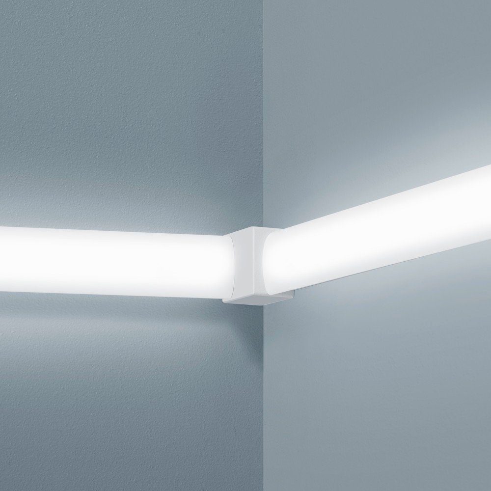 Helestra Stromschienensystem Lichtschienen Verbinder Vigo in weiß-matt vertikal 90°, 4,5 cm, Schienensystem