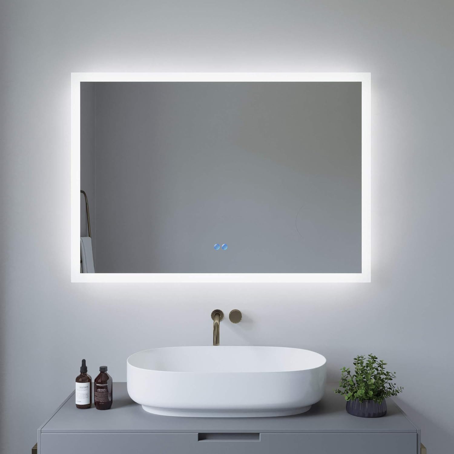 AQUABATOS LED-Lichtspiegel LED Badspiegel mit Beleuchtung günstig online kaufen