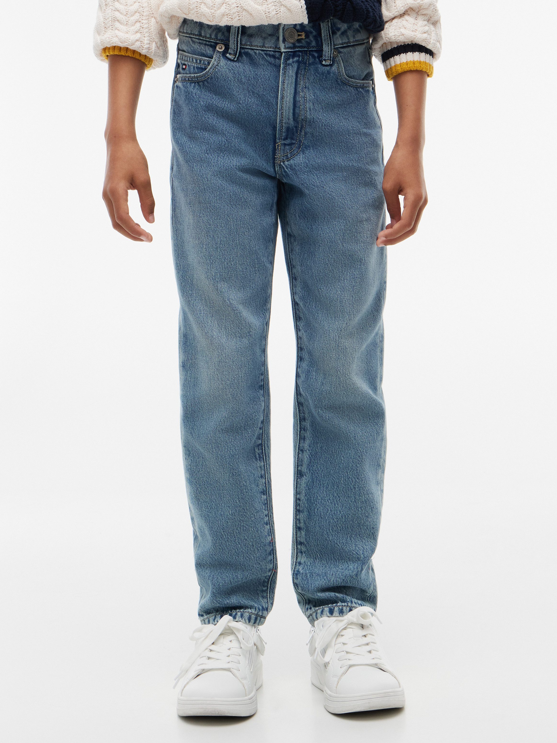 Tommy Hilfiger 5-Pocket-Jeans Straight Fit, Kinder bis 16 Jahre