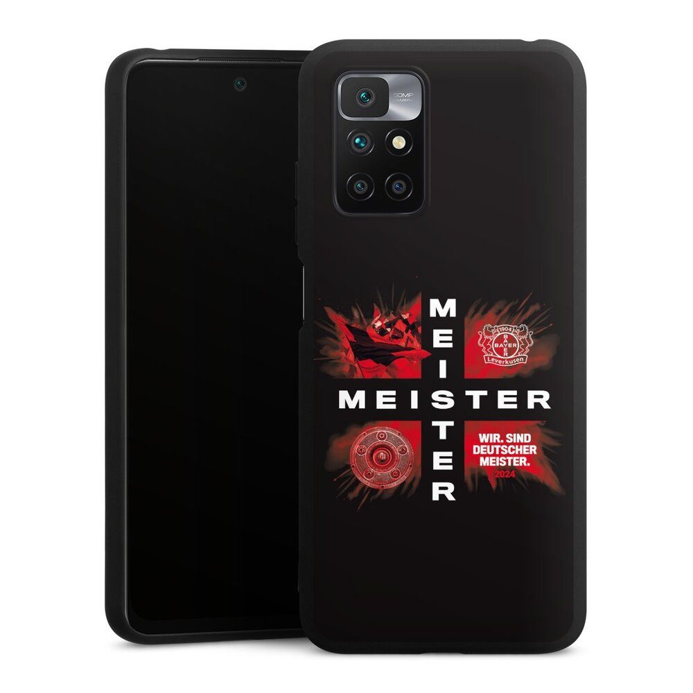 DeinDesign Handyhülle Bayer 04 Leverkusen Meister Offizielles Lizenzprodukt, Xiaomi Redmi 10 Silikon Hülle Premium Case Handy Schutzhülle