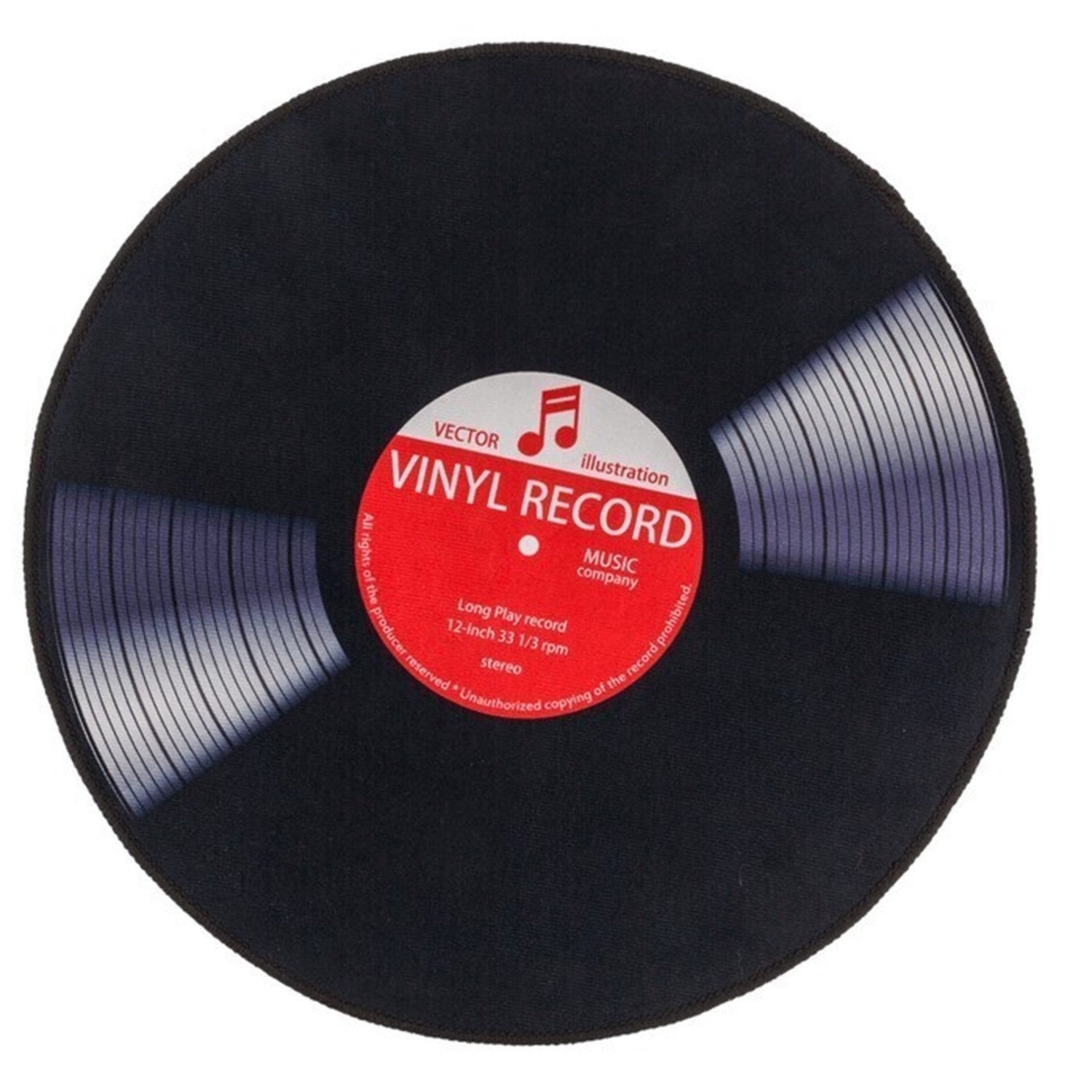 Fußmatte Schallplatte Vinyl Fußmatte mit ca. 60cm Durchmesser, Out of the Blue
