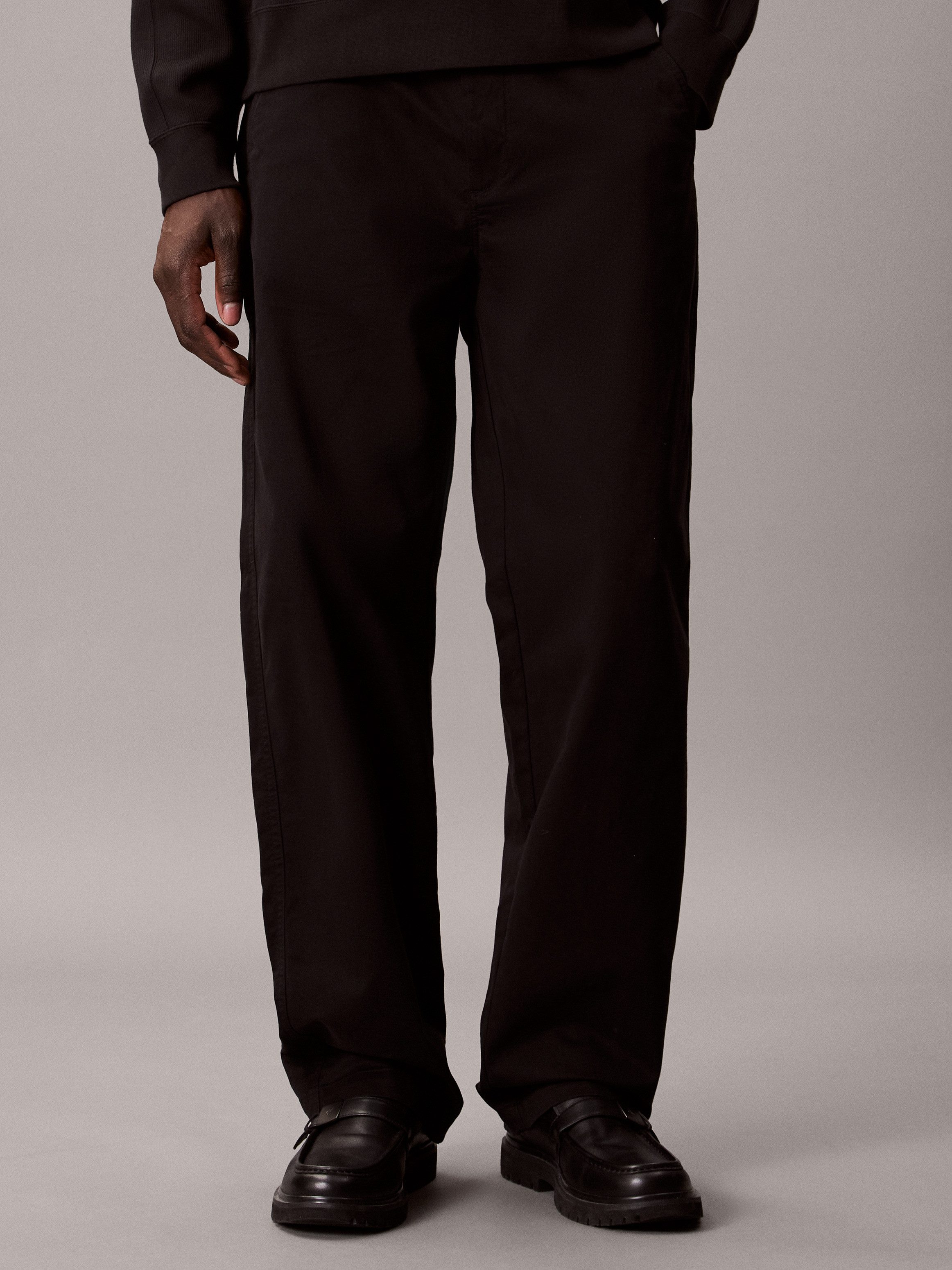 Calvin Klein Jeans Chinohose gerade Passform im 90er-Jahre-Look günstig online kaufen