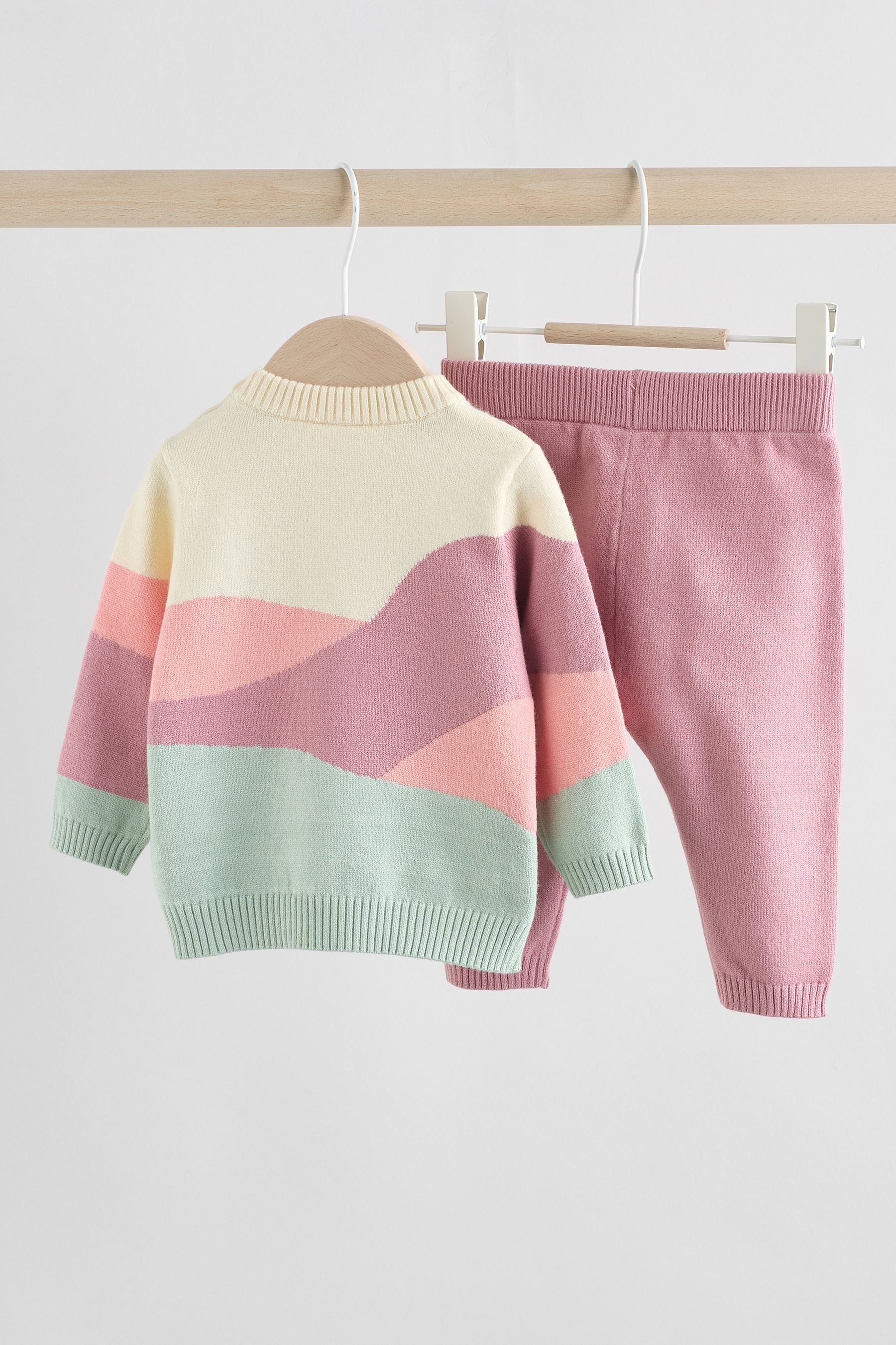 Next Strickpullover Baby Strickpullover und Leggings im 2er-Set (2-tlg)
