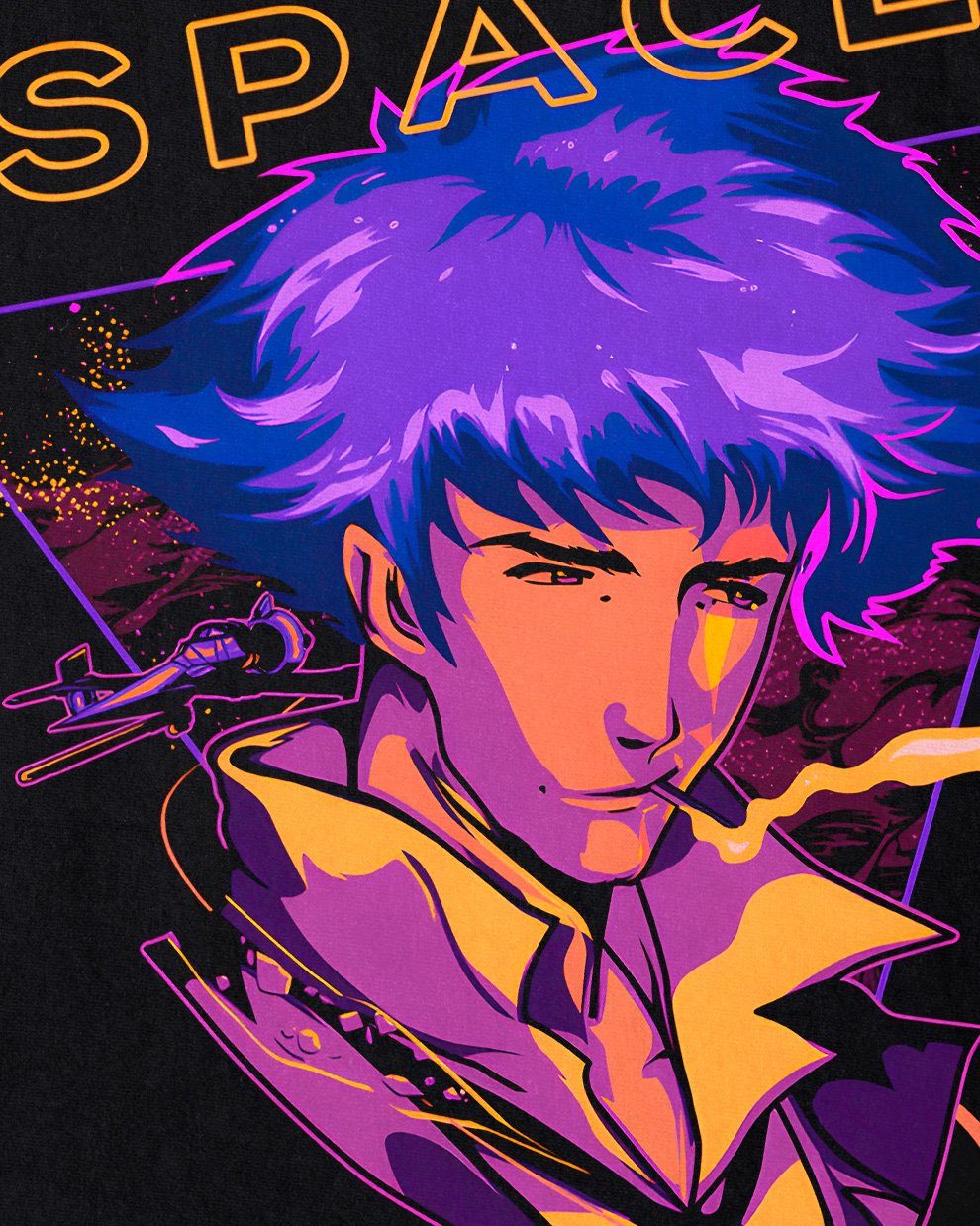 style3 Print-Shirt cowboy Kinder T-Shirt swordfish manga Space anime Spike in bebop