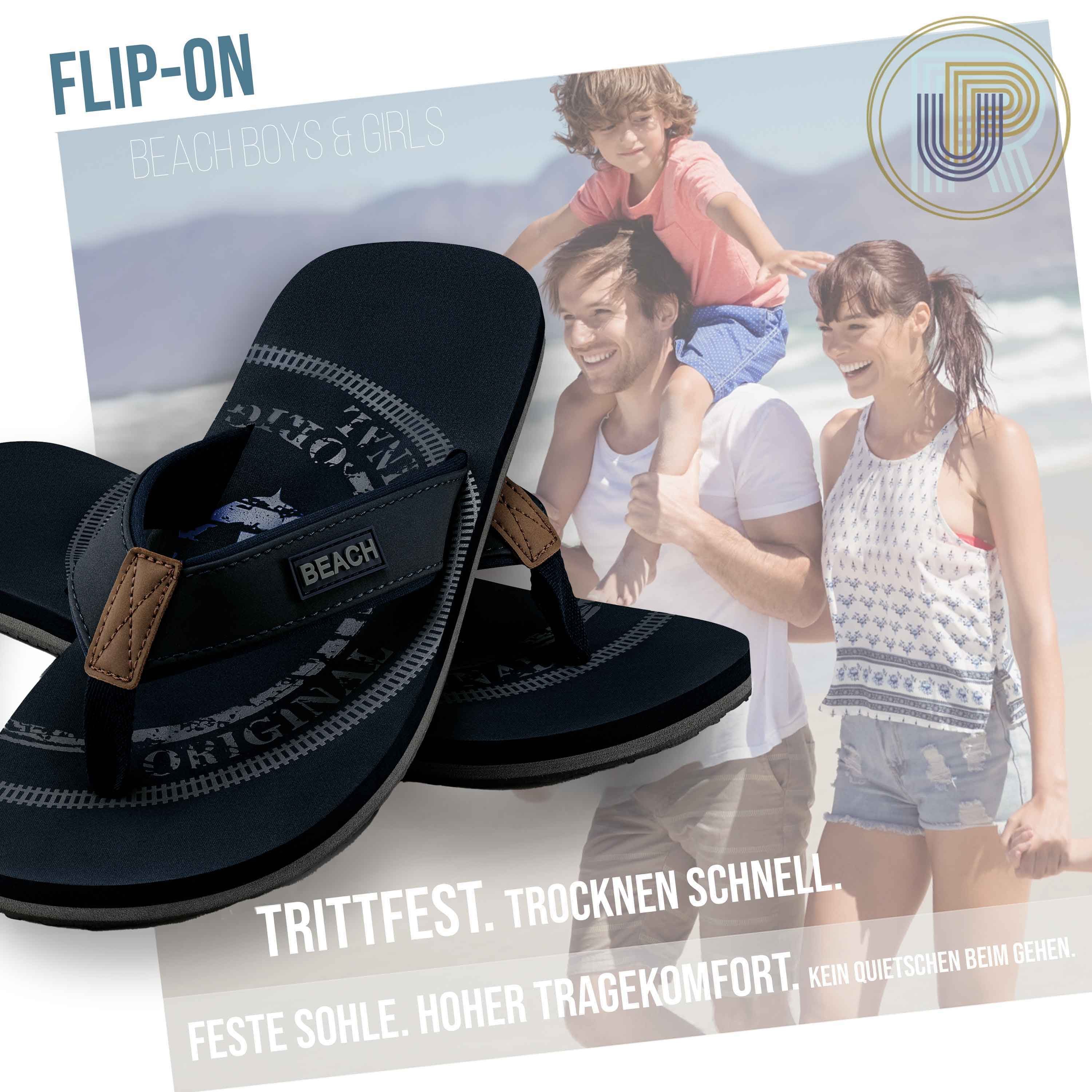 Ultrapower Flip-On Zehentrenner Badelatschen Zehenstegpantolette Zehentrenn günstig online kaufen