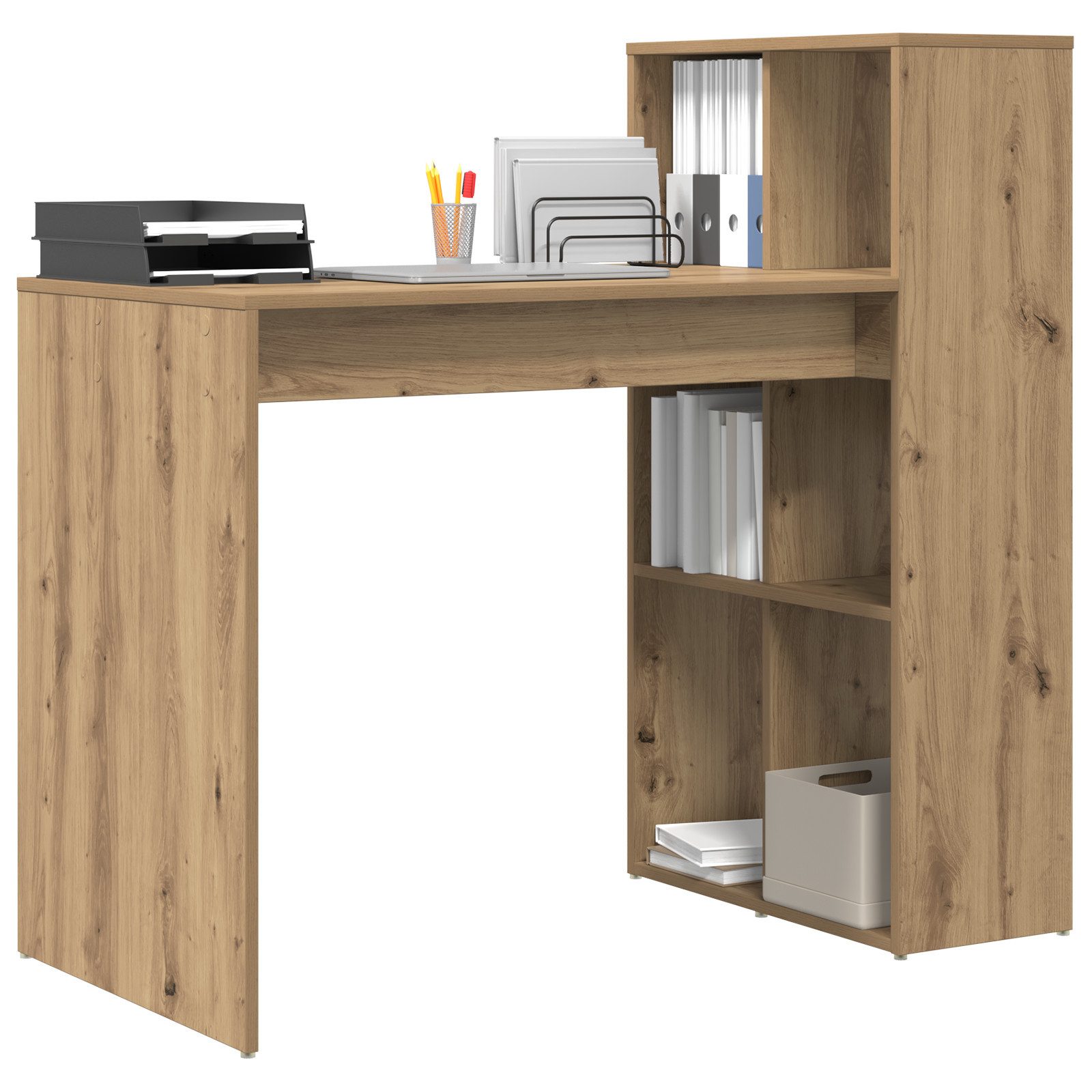 vidaXL Schreibtisch Schreibtisch Artisan Eiche Spanplatte günstig online kaufen