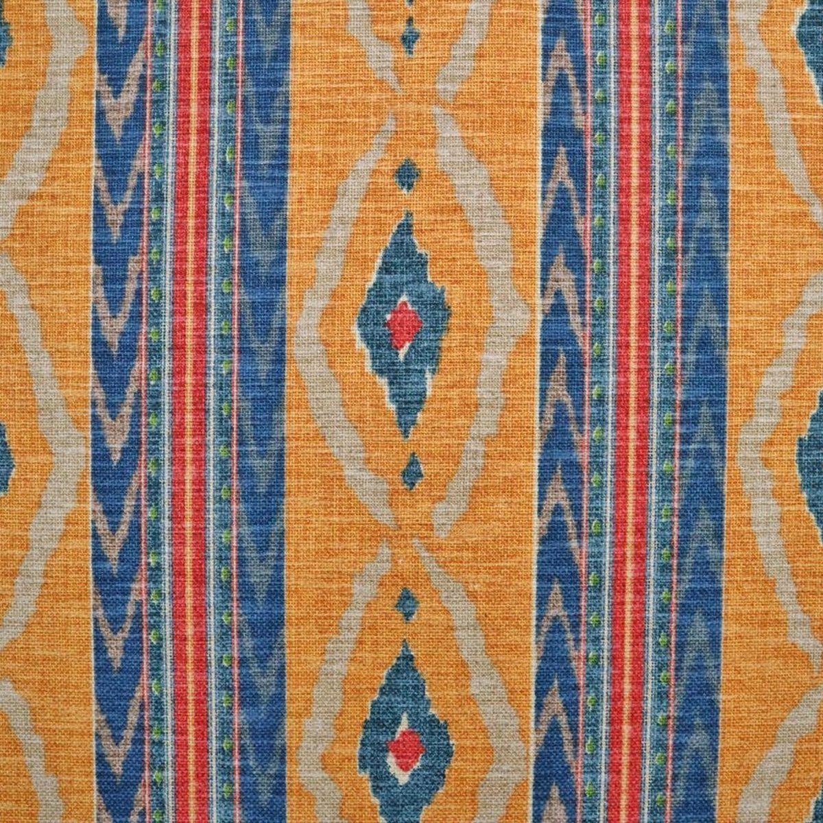 Thumbnail - Stofferia Stoff Dekostoff Halbleinen Santana Orange, Breite 134 cm, Meterware
