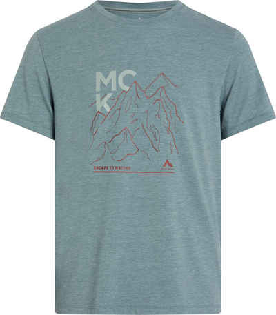 McKINLEY T-Shirt He.-T-Shirt Nata M BLUE PETROL/BLUE AQU