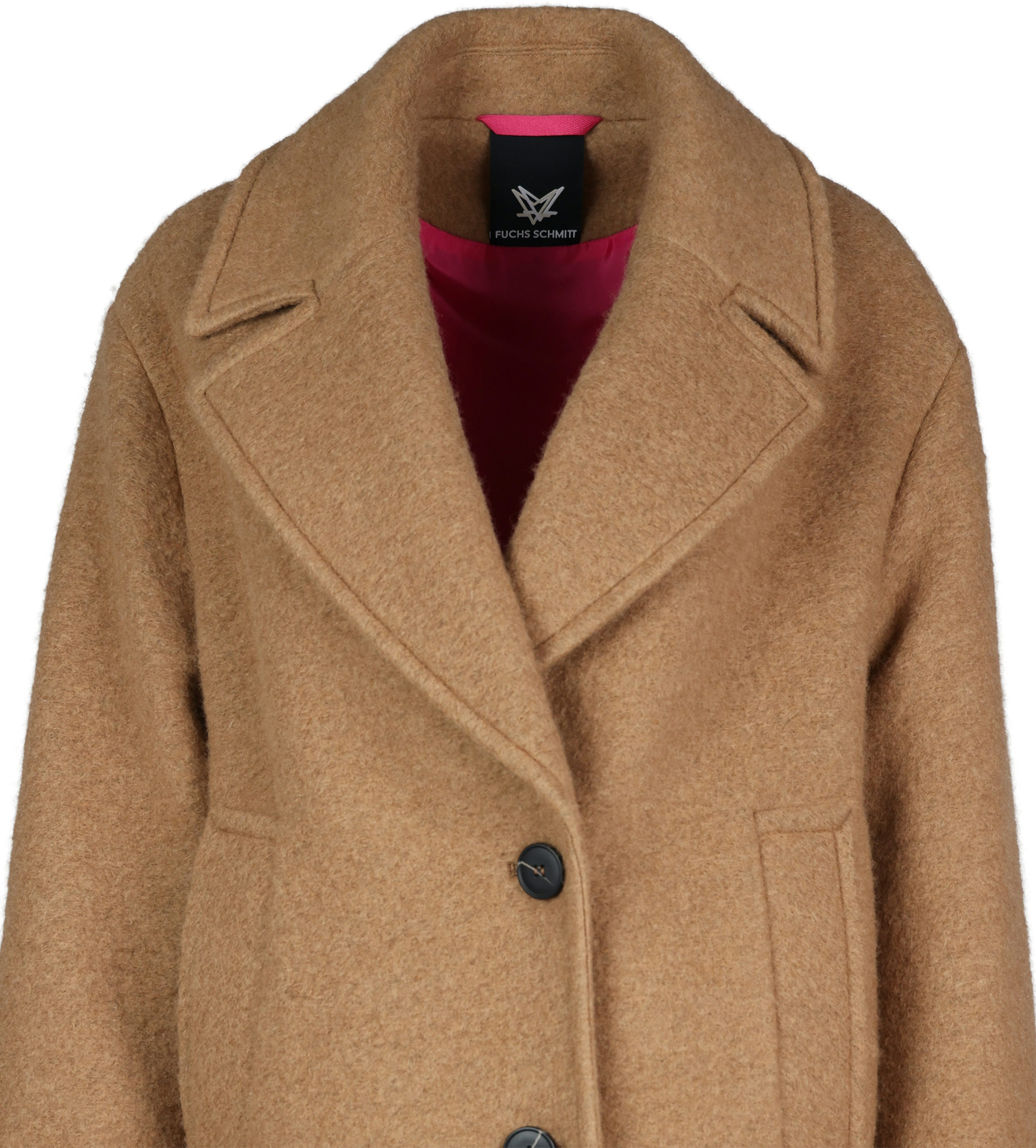 Fuchs Schmitt Wollmantel mit Knöpfen