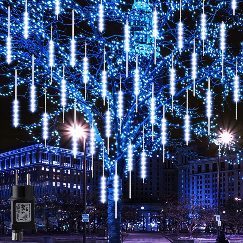 XERSEK LEDLichterkette 34X LED Lichterkette Außen Lichter Eisregen