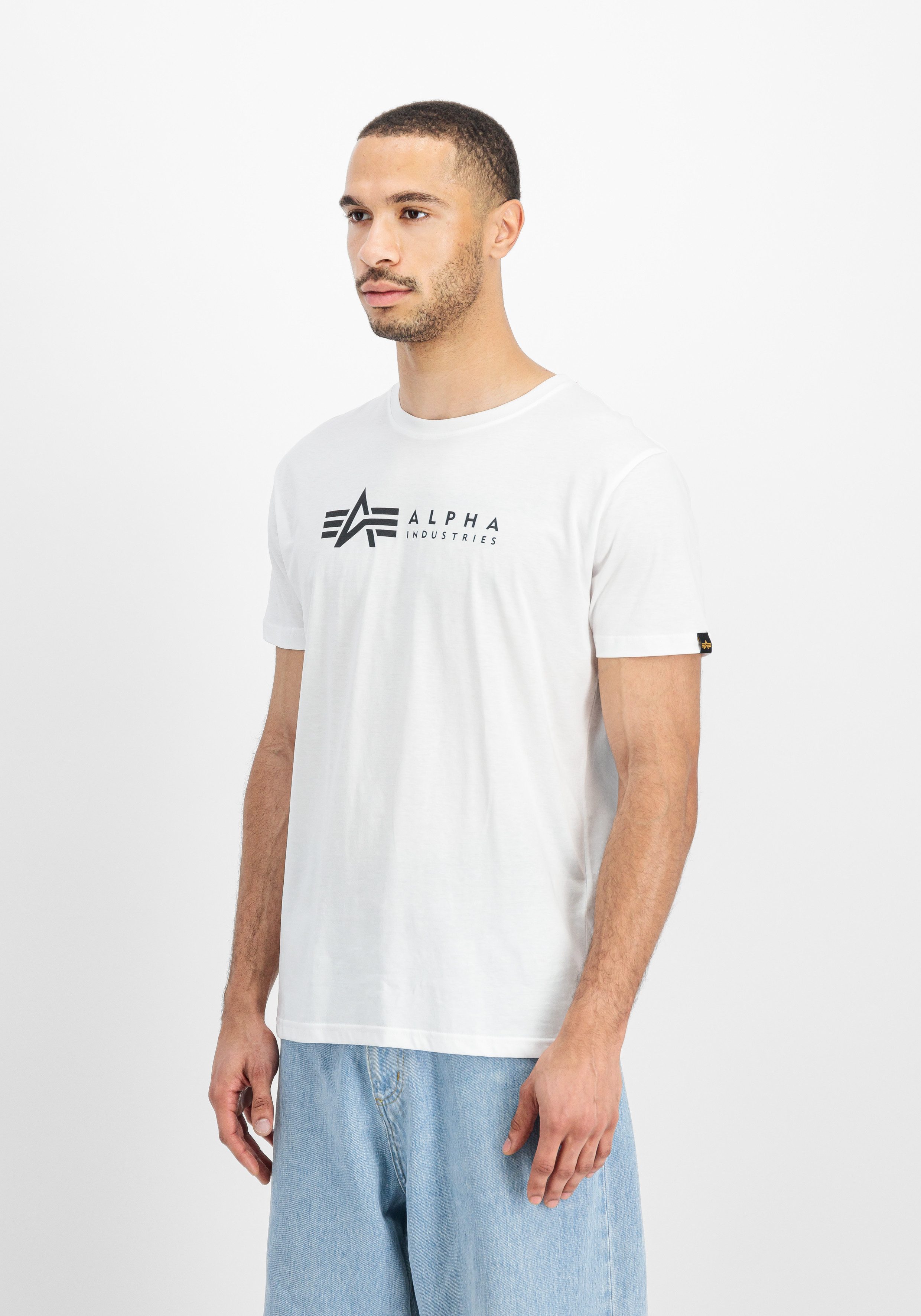 Alpha Industries Rundhalsshirt Label T 2 Pack (Packung, 2-tlg., 2er-Pack) günstig online kaufen