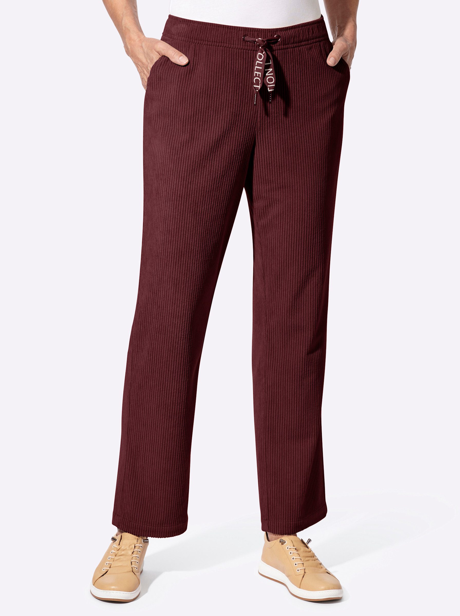 Witt Jerseyhose Cord-Hose komfortabel