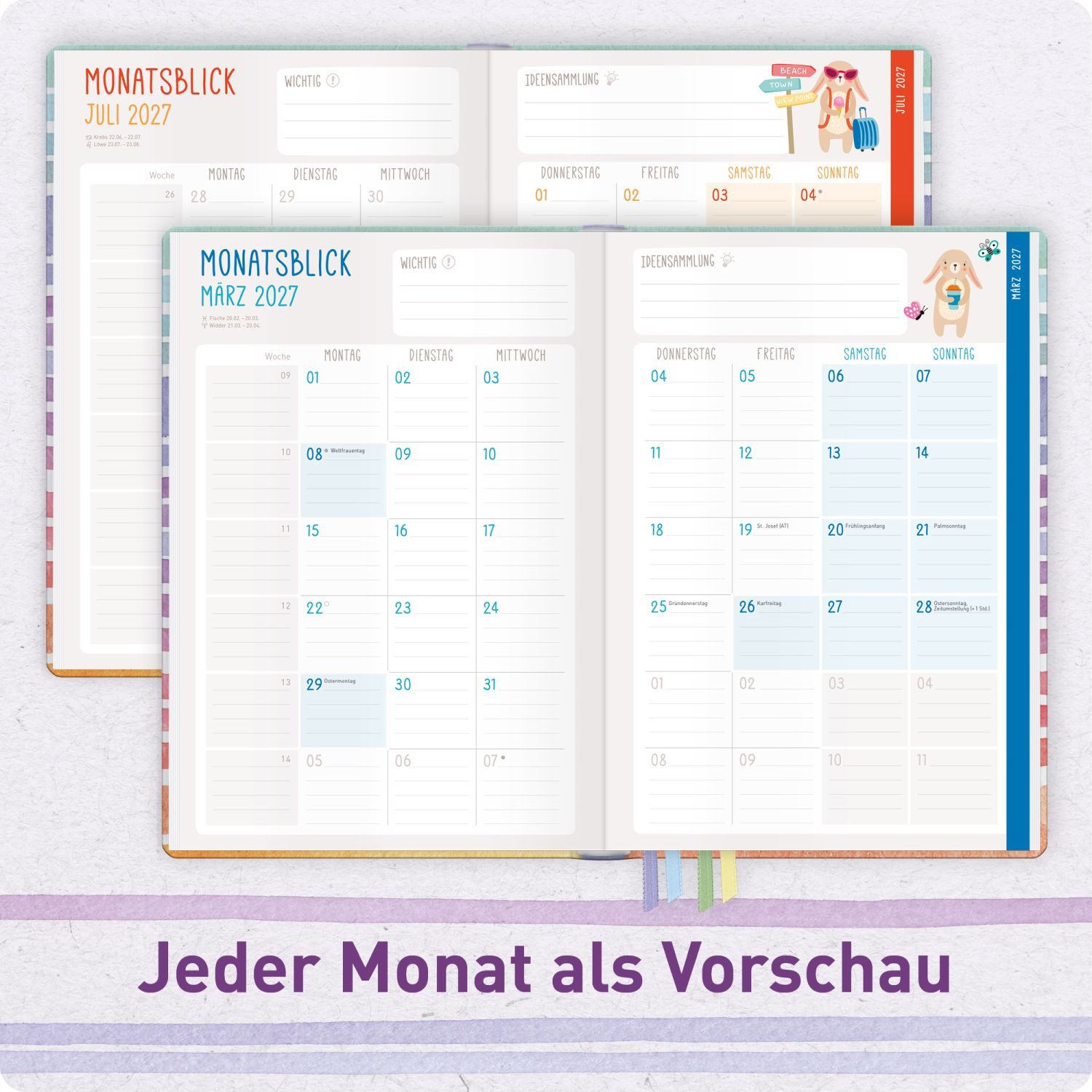 Häfft Lehrerkalender Erzieher-Planer 2026/2027 / A5+ – Bild 5 von 5